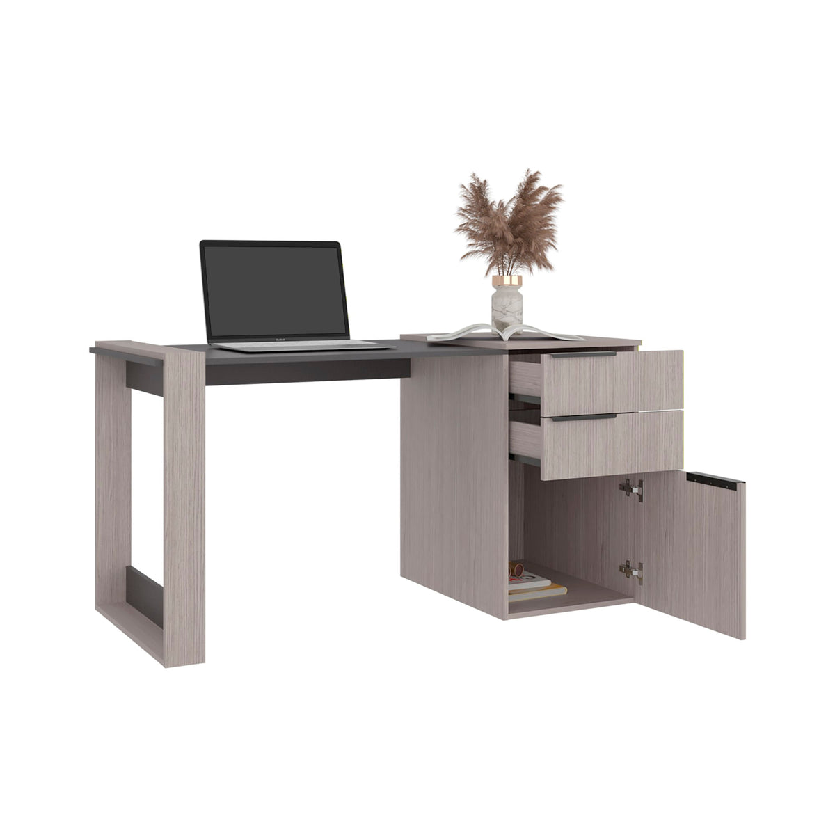 Escritorio Office 13 Bardolino+Plomo N/A