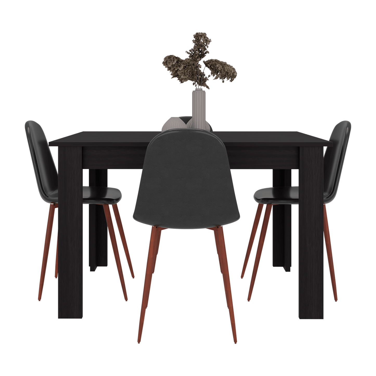 Mesa Comedor Portofino 75X120X88 Rta Wengue Zf