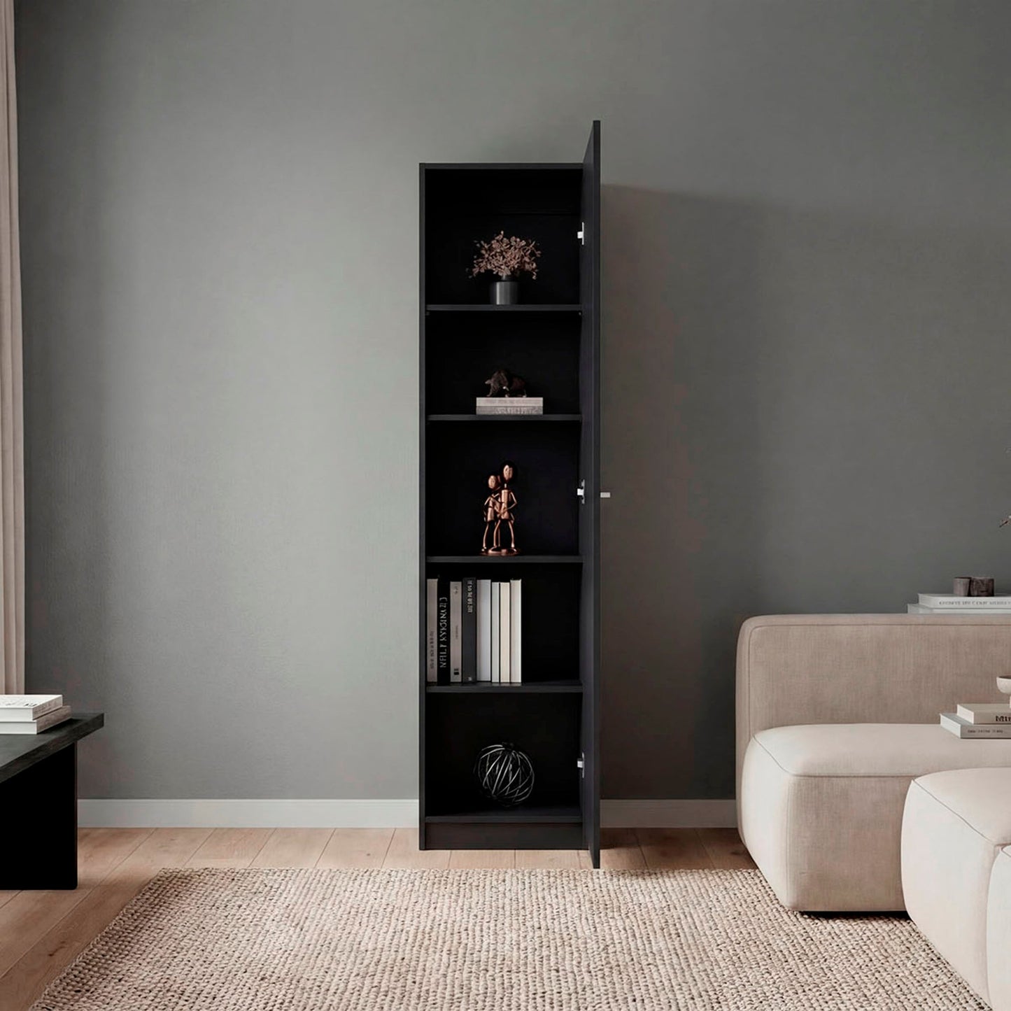 Estante Home E5 180X45X31 Rta Wengue Zf