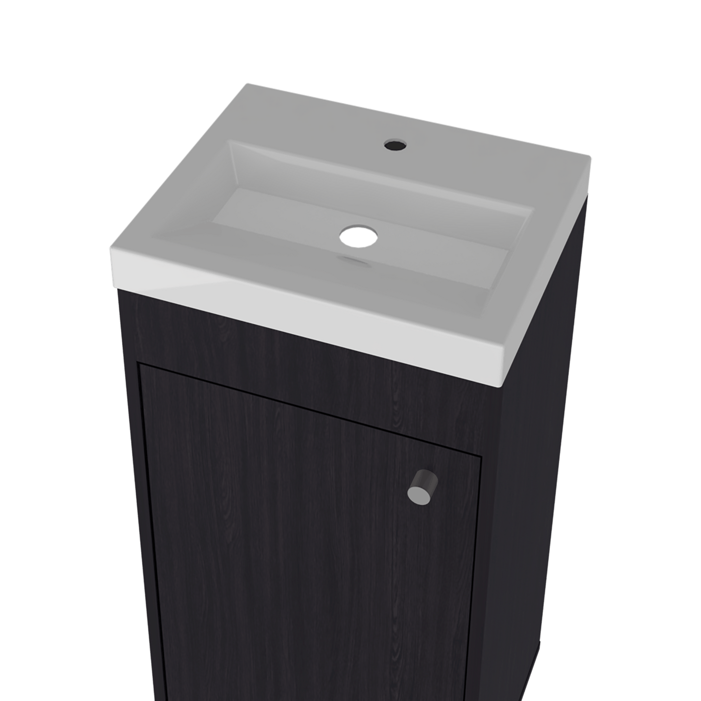 Mueble De Baño Rivera  84X40X32 Rta Wengue Zf