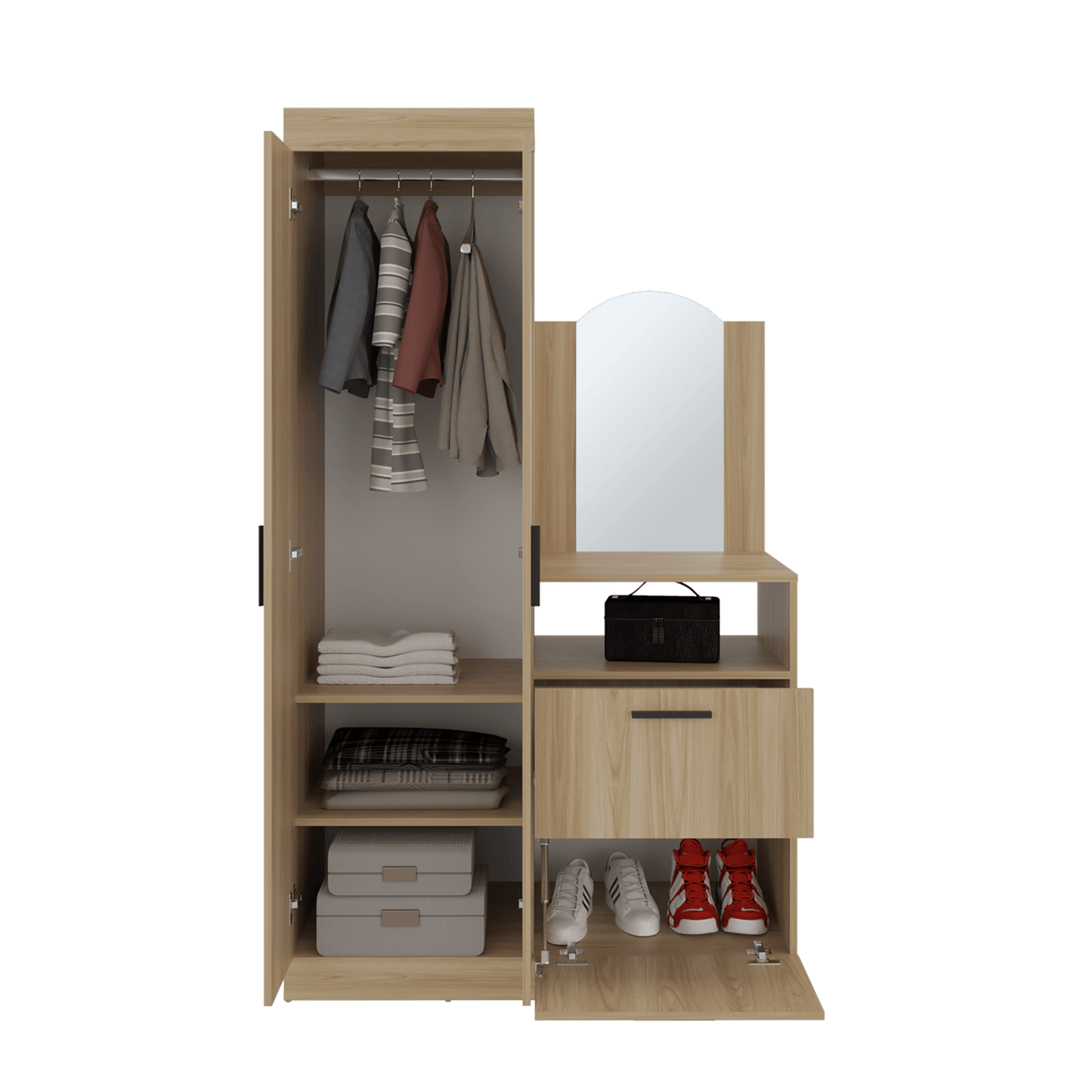 Ropero Praga 3 Puertas 1C 1 179X103X48 Rta Fresno
