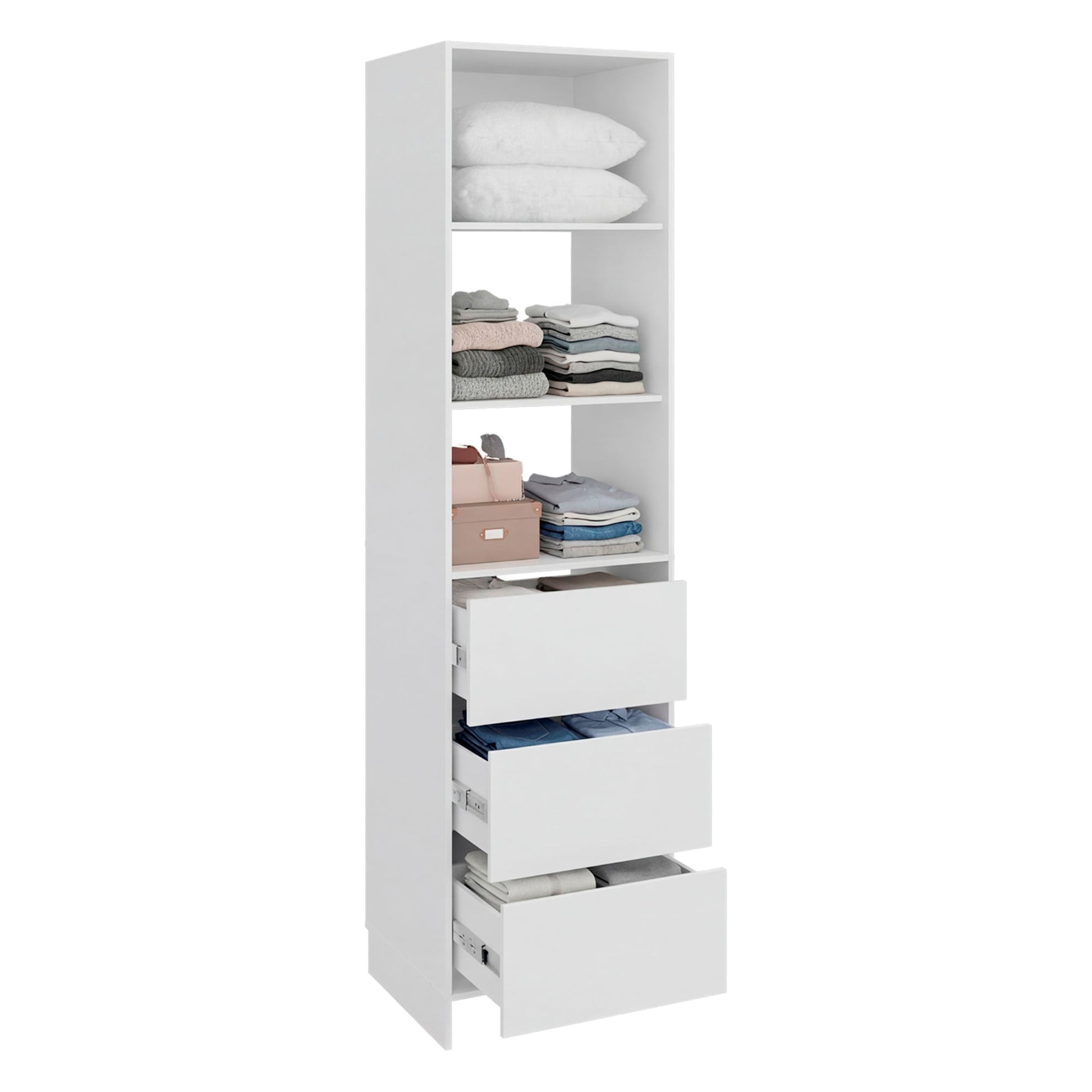 Closet Independiente 40 213X55X48 Rta Blanco Zf