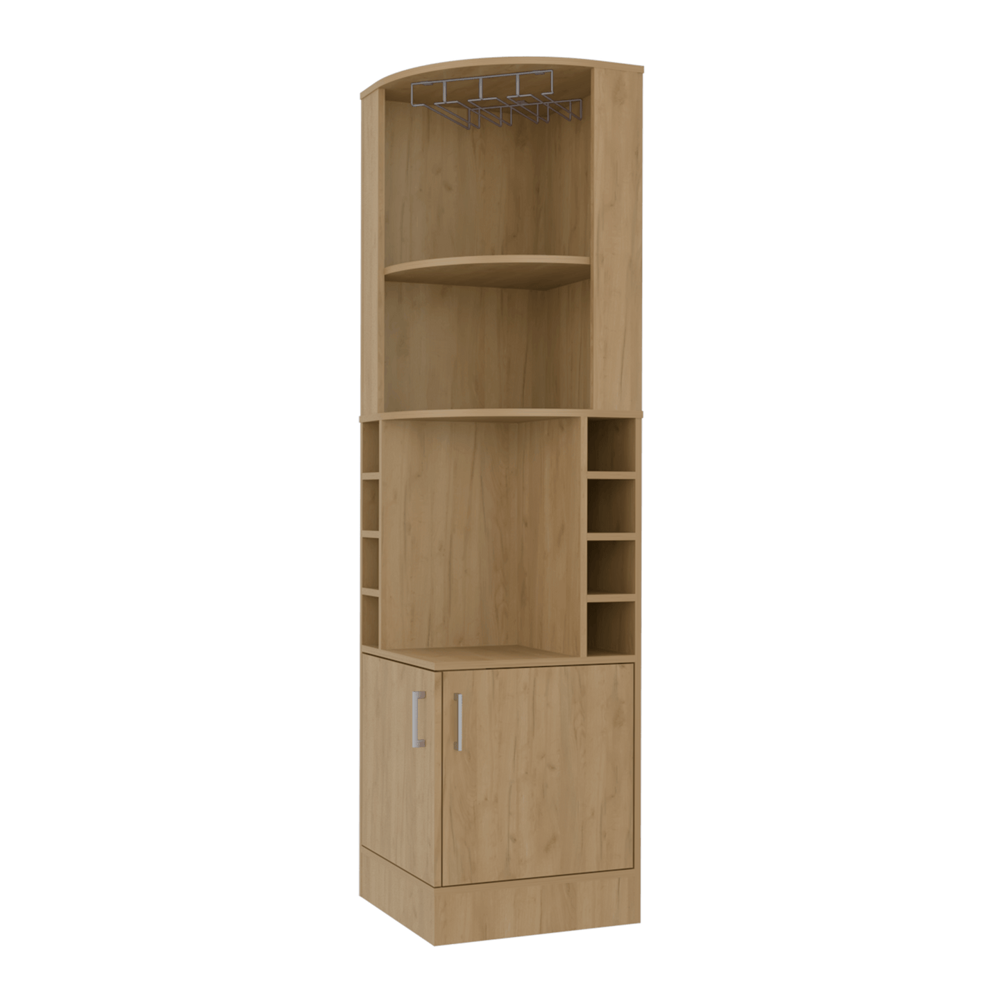 Mueble Bar Esquinero Beijing 180X46X46 Rta Fresno Zf