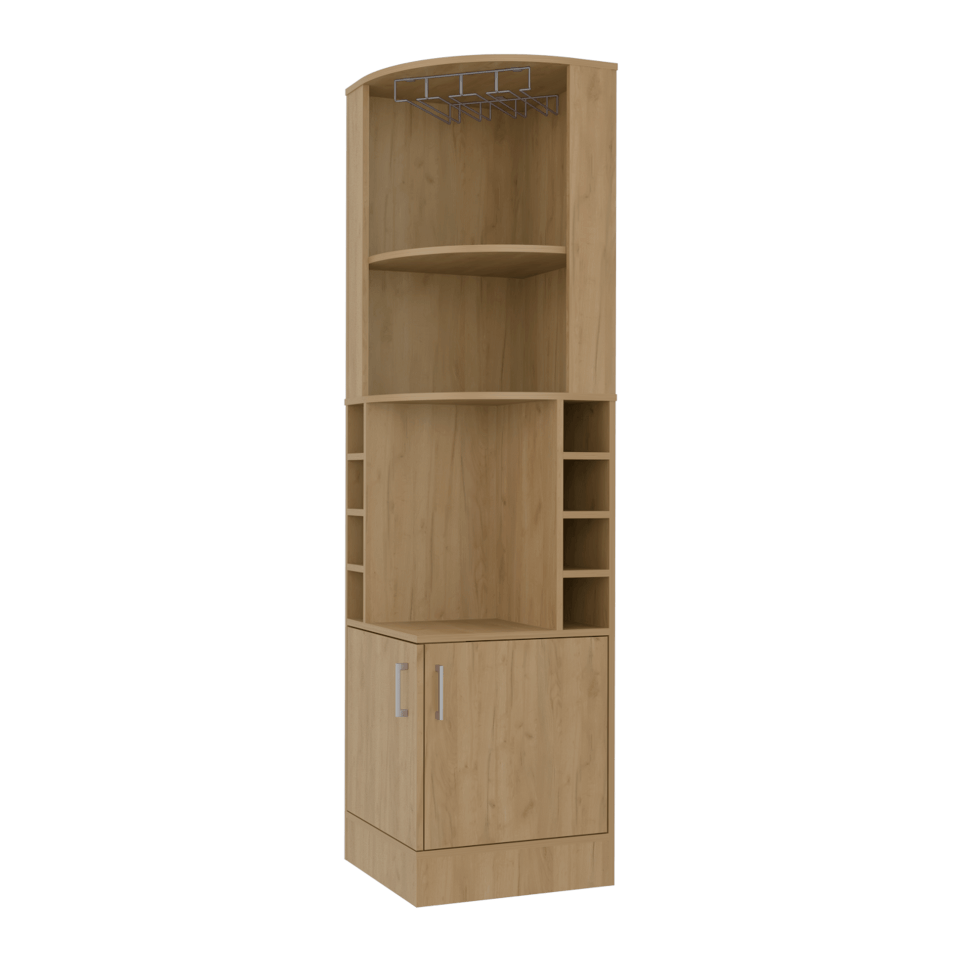 Mueble Bar Esquinero Beijing 180X46X46 Rta Fresno Zf