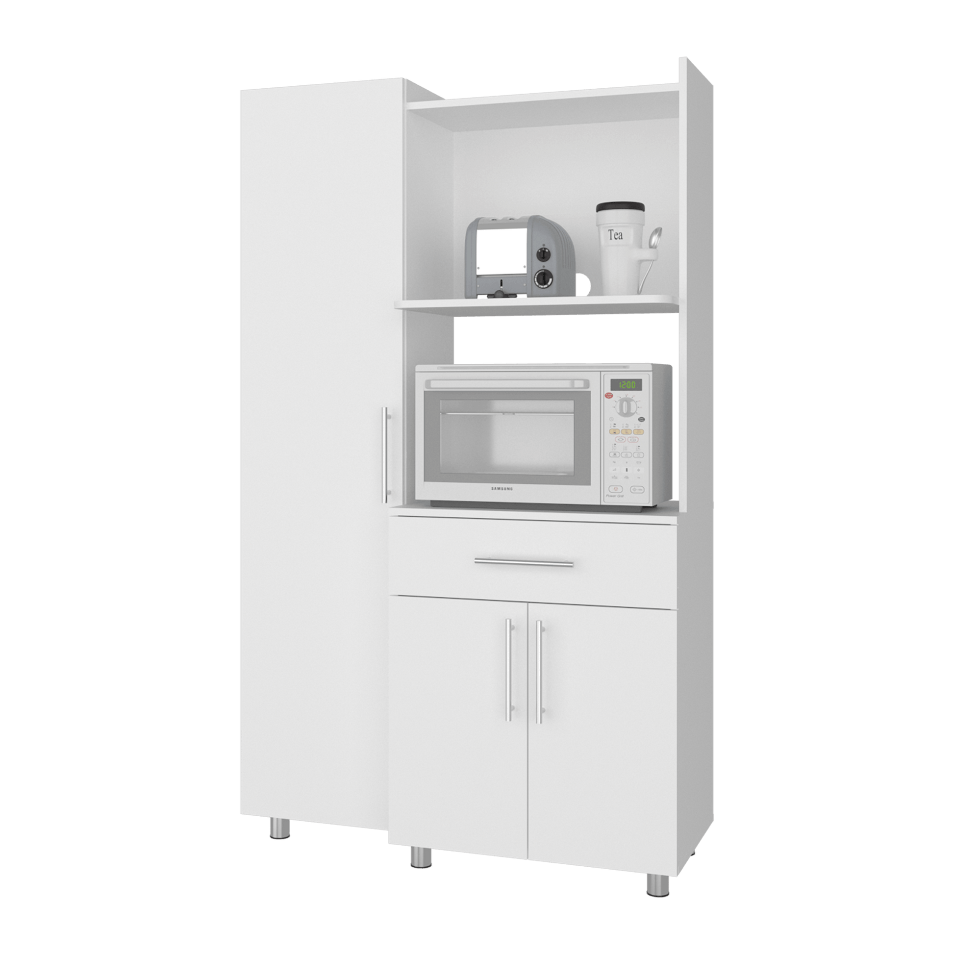 Alacena Pantress 165X98X40 Rta Blanco Zf