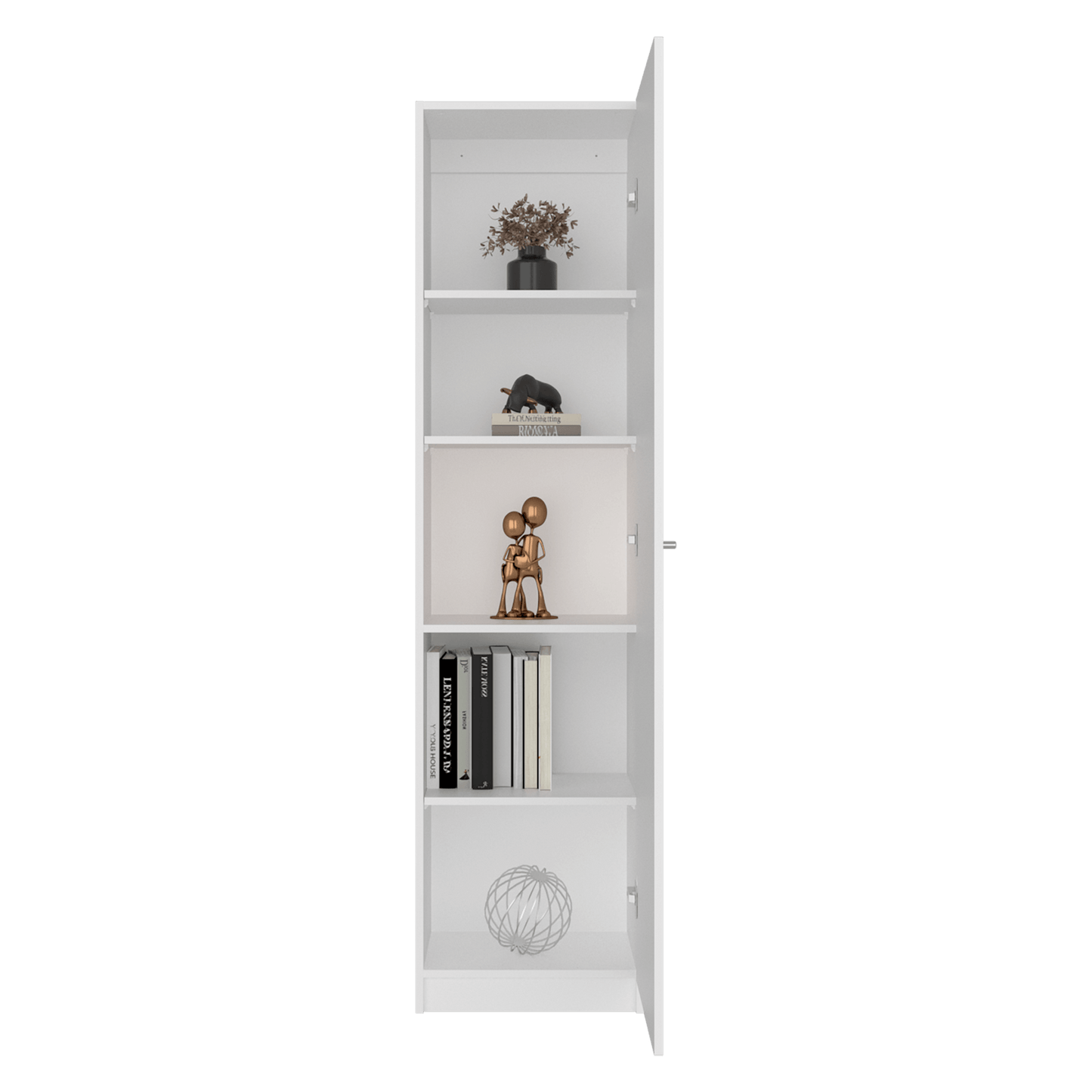 Estante Home E5 180X45X31 Rta Blanco Mqz Zf