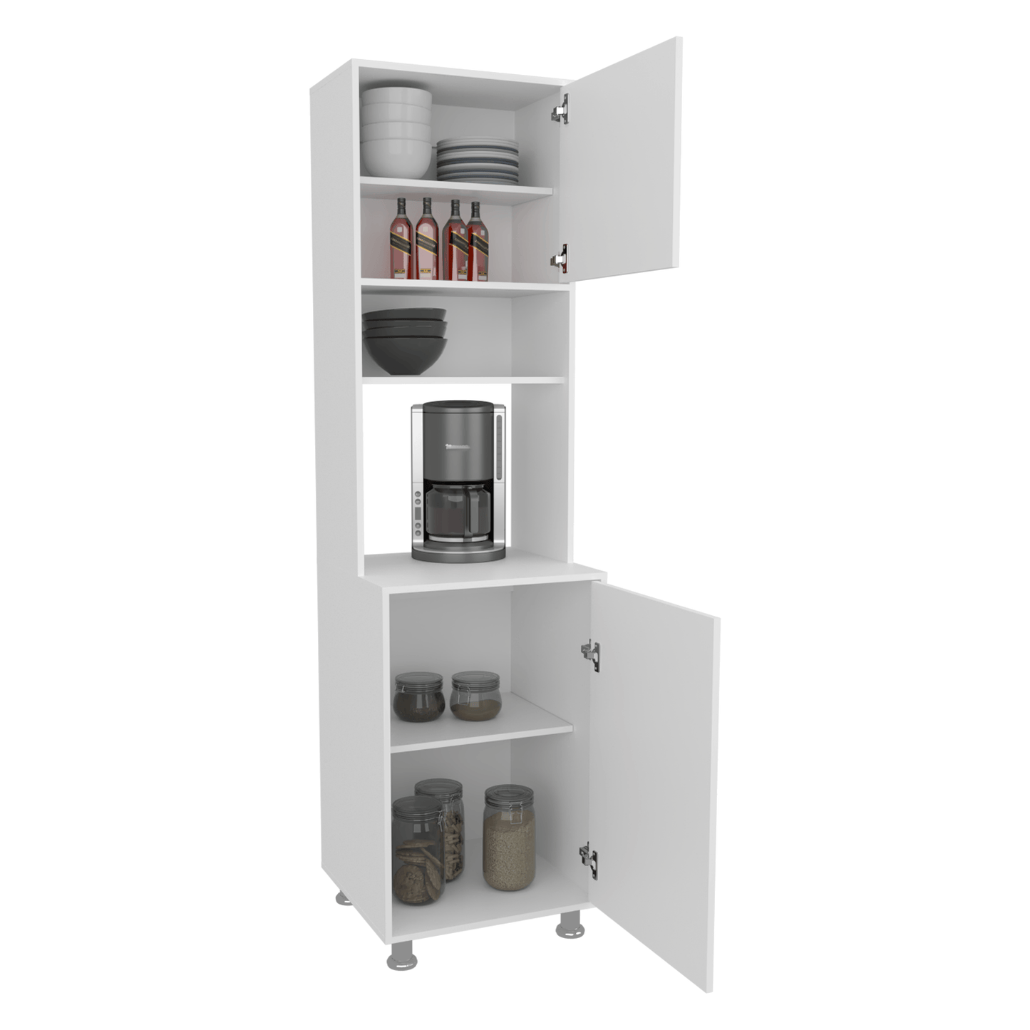 Modulo Microondas Antares 200X54X50 Rta Blanco Mqz Zf