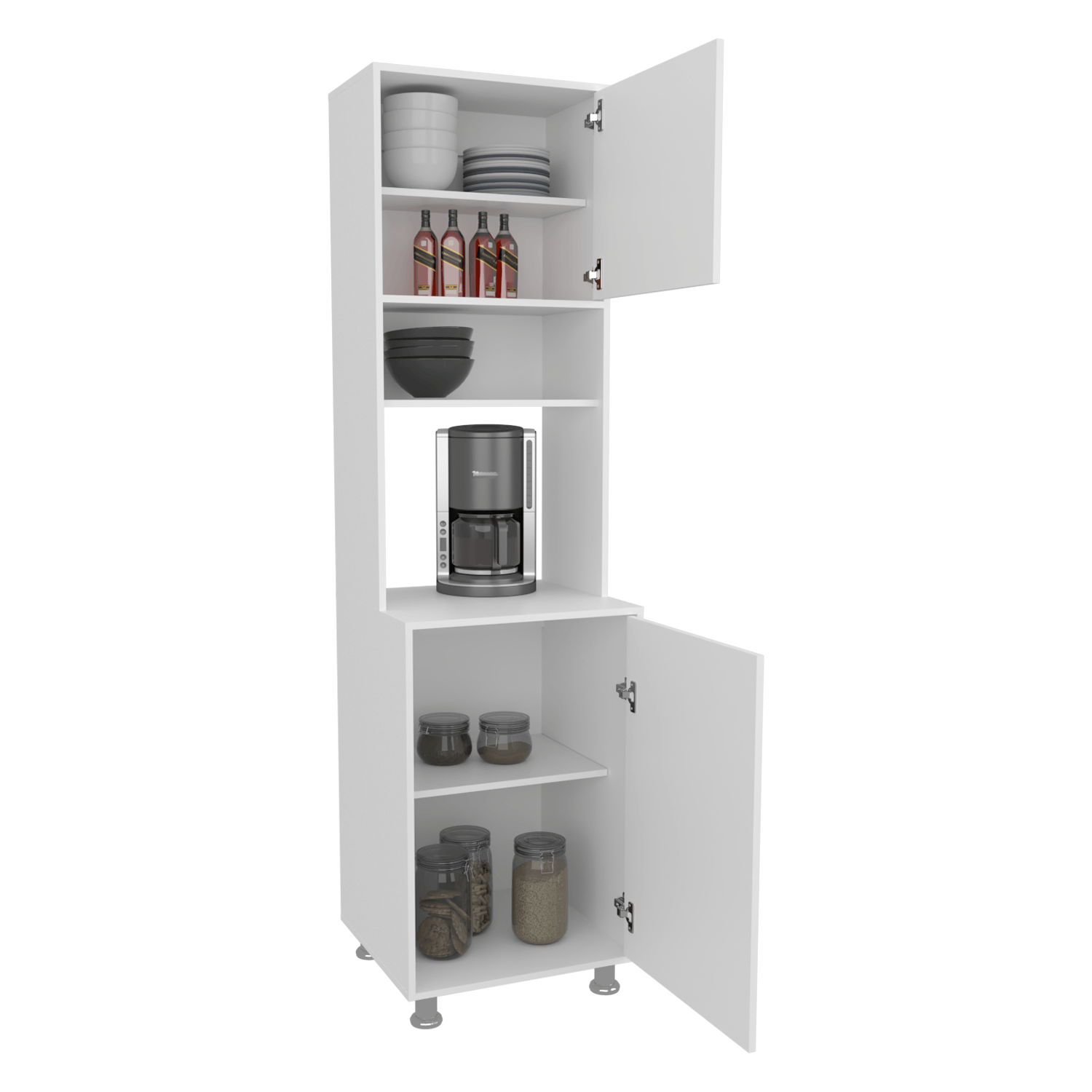 Modulo Microondas Antares 200X54X50 Rta Blanco Mqz Zf