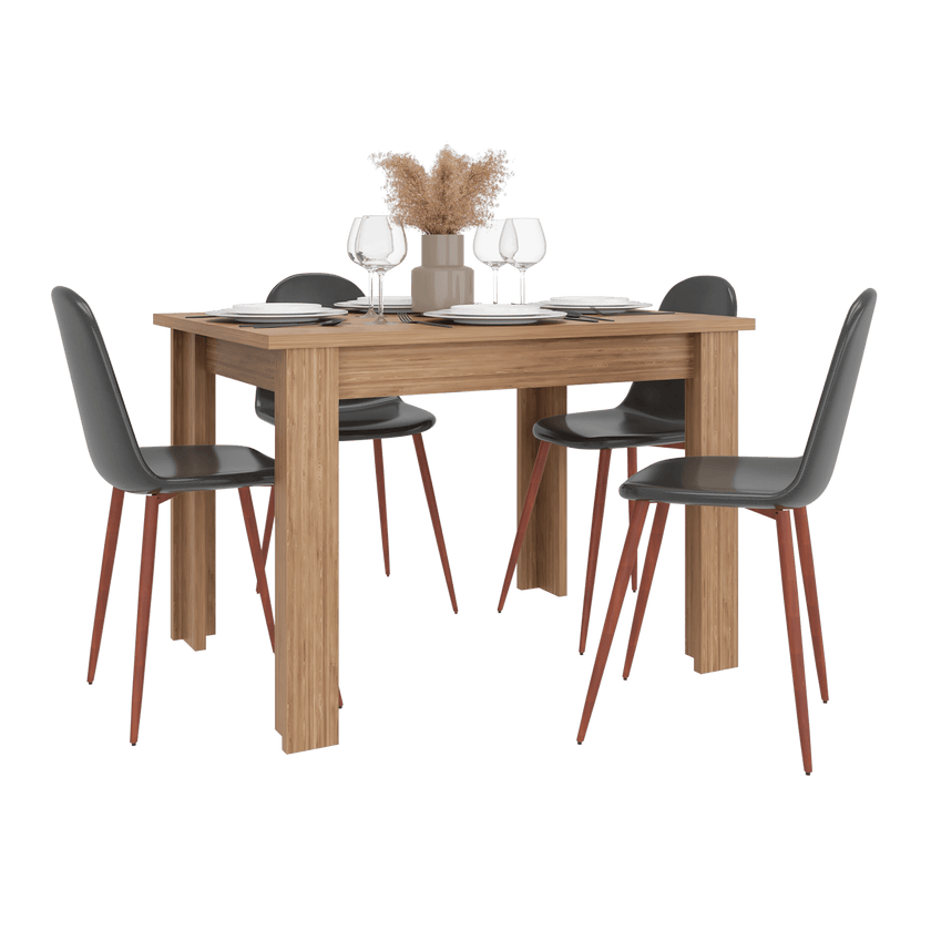 Comedor Portofino 75X110X80 Rta Miel
