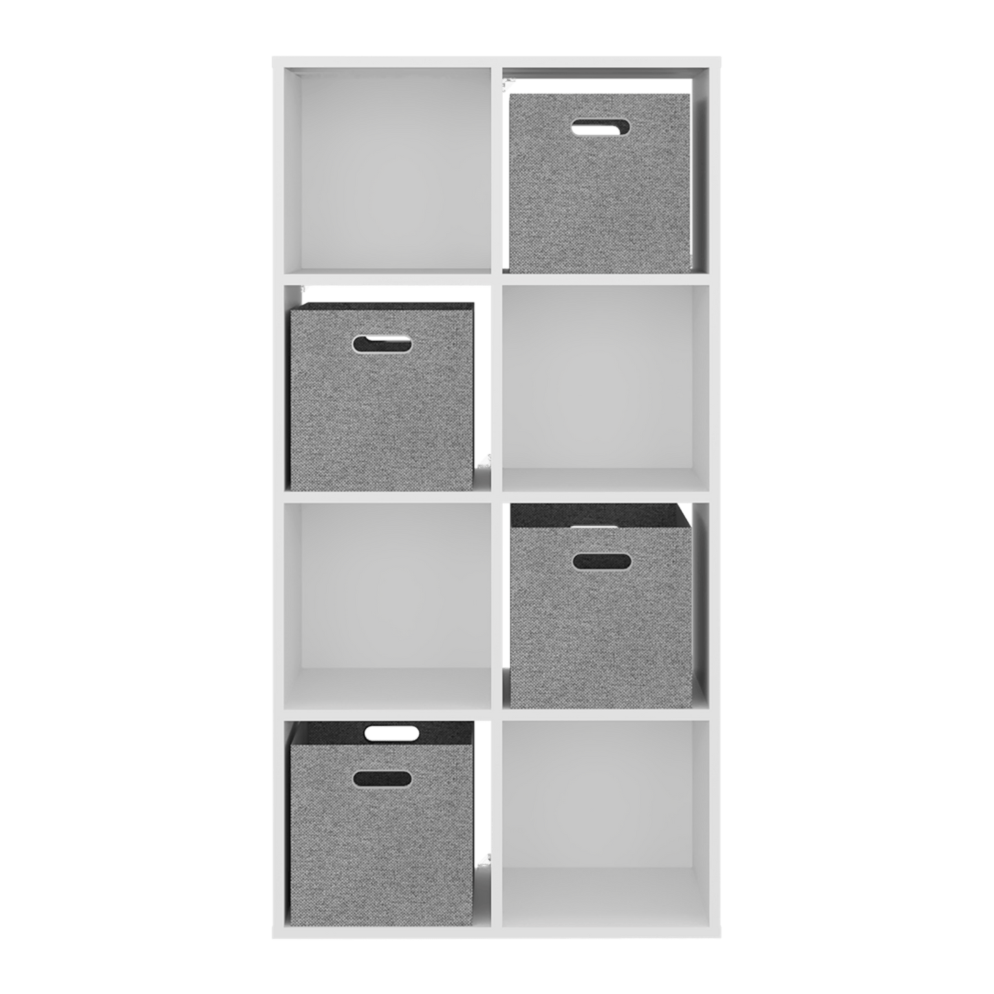 Biblioteca Cubica Lena 122X61X26 Rta Blanco