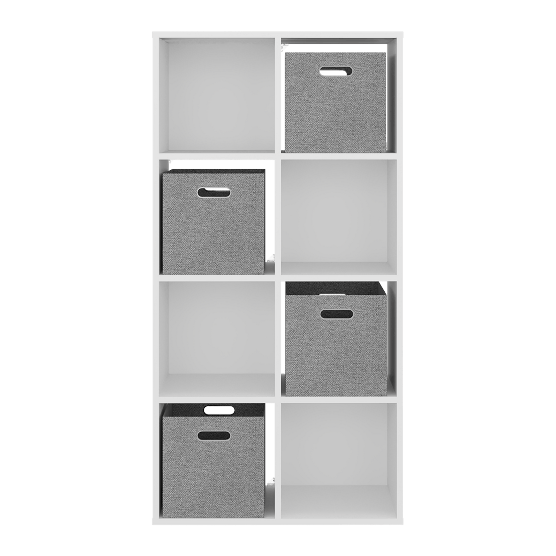 Biblioteca Cubica Lena 122X61X26 Rta Blanco