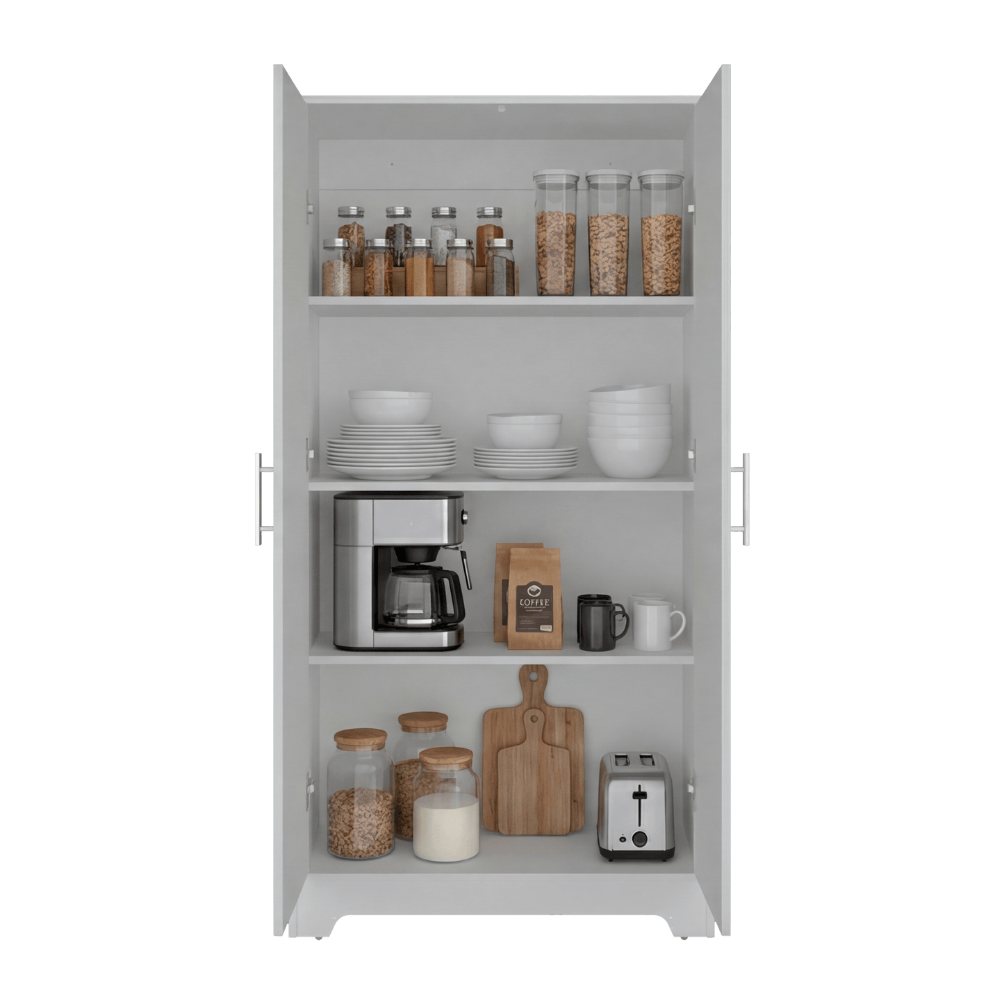 Alacena Ossa 154X78X41 Rta Blanco Zf