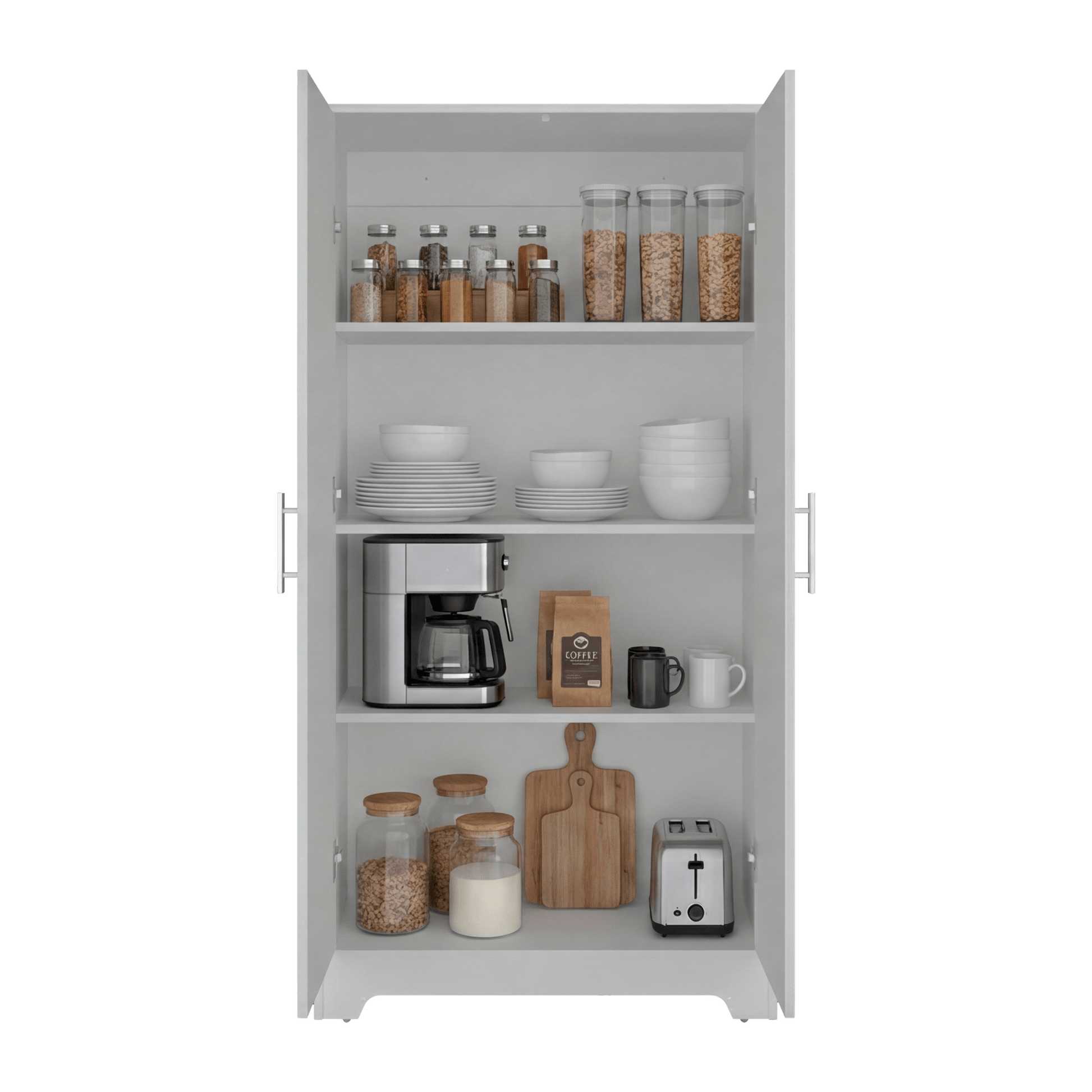 Alacena Ossa 154X78X41 Rta Blanco Zf