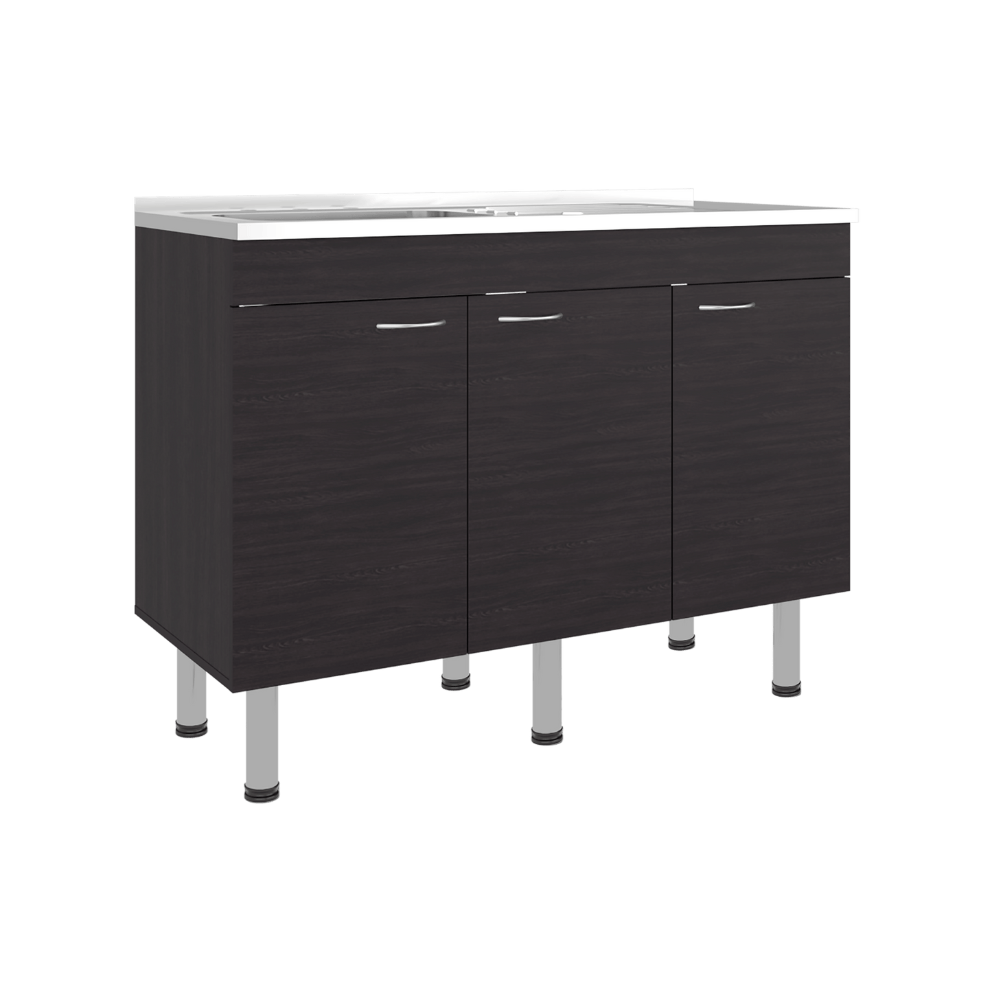 Mueble Inferior De Cocina Oceana 90X120X35 Rta Wengue Zf