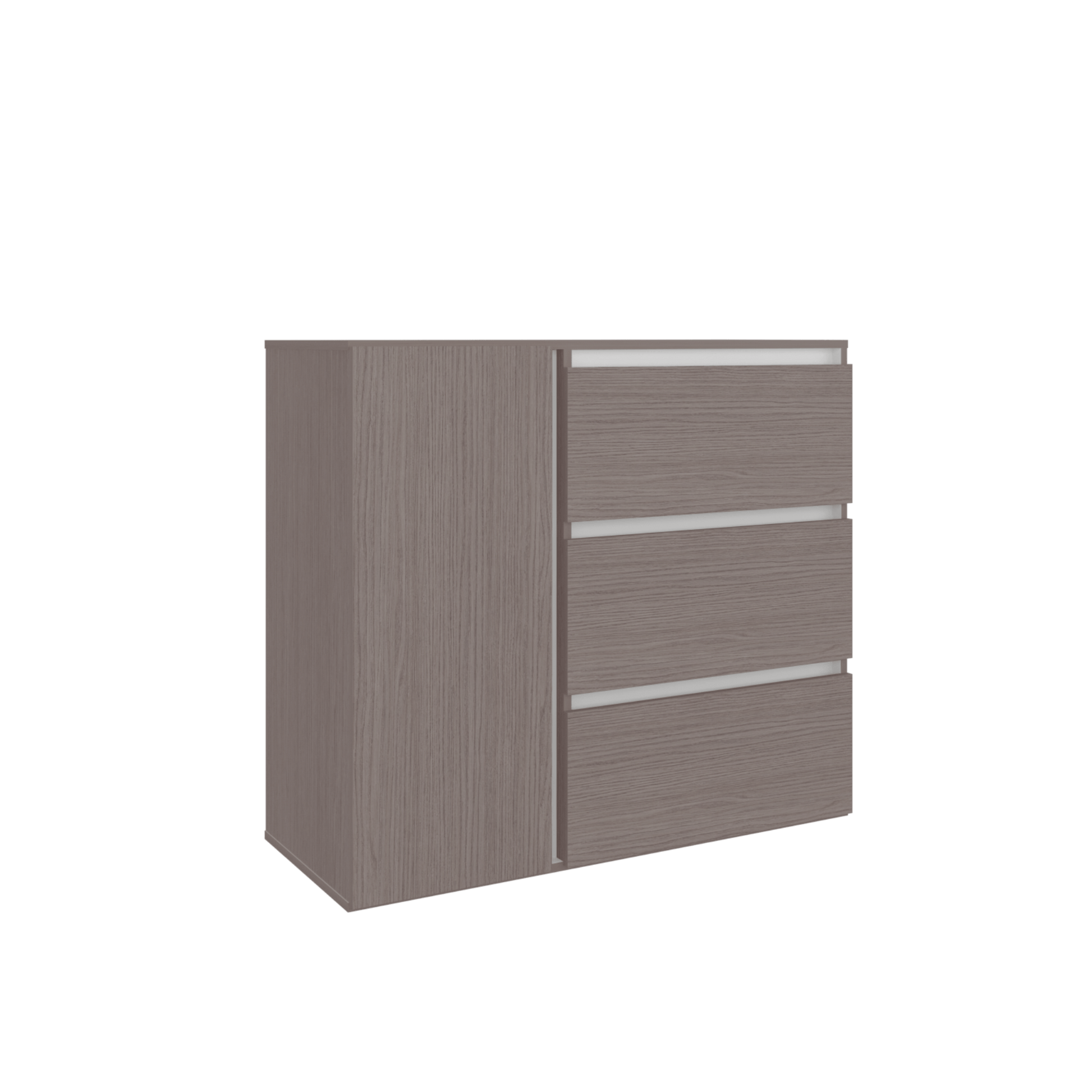 Comoda Niza 91X100X41 Rta Positano Blanco
