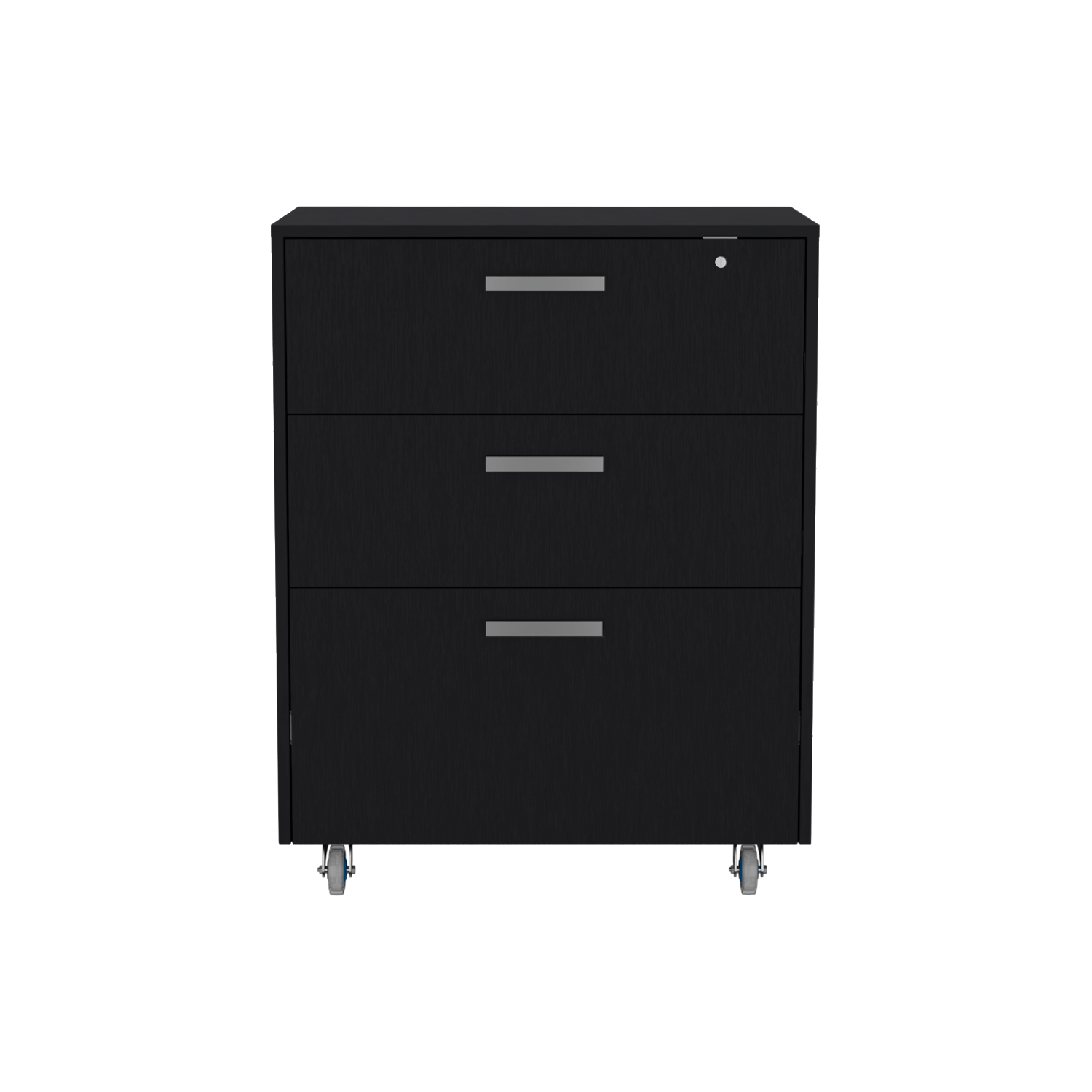 Gabinete 3 Cajones Bajo 90X70 Rta Wengue