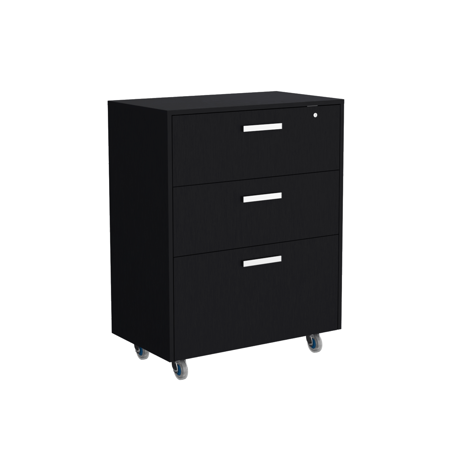 Gabinete 3 Cajones Bajo 90X70 Rta Wengue