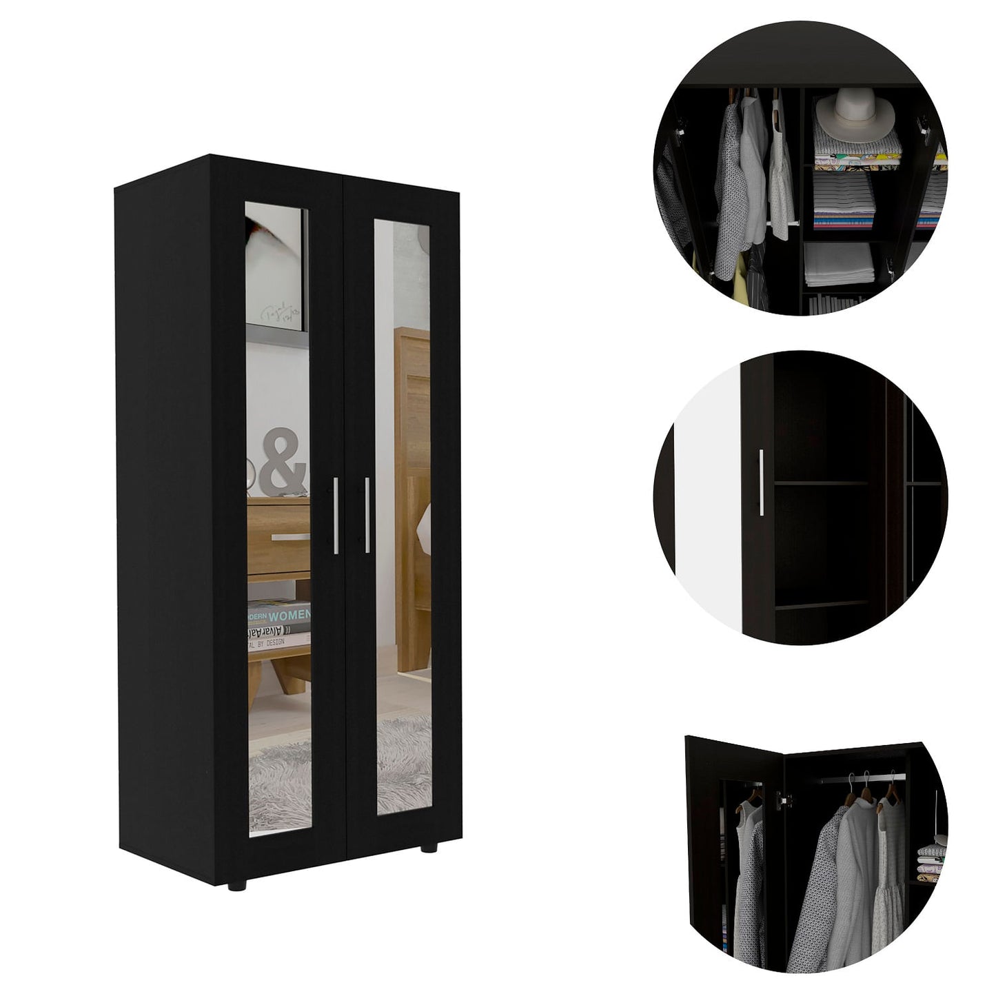 Closet Z 80 X 180 X 48 Rta Wengue