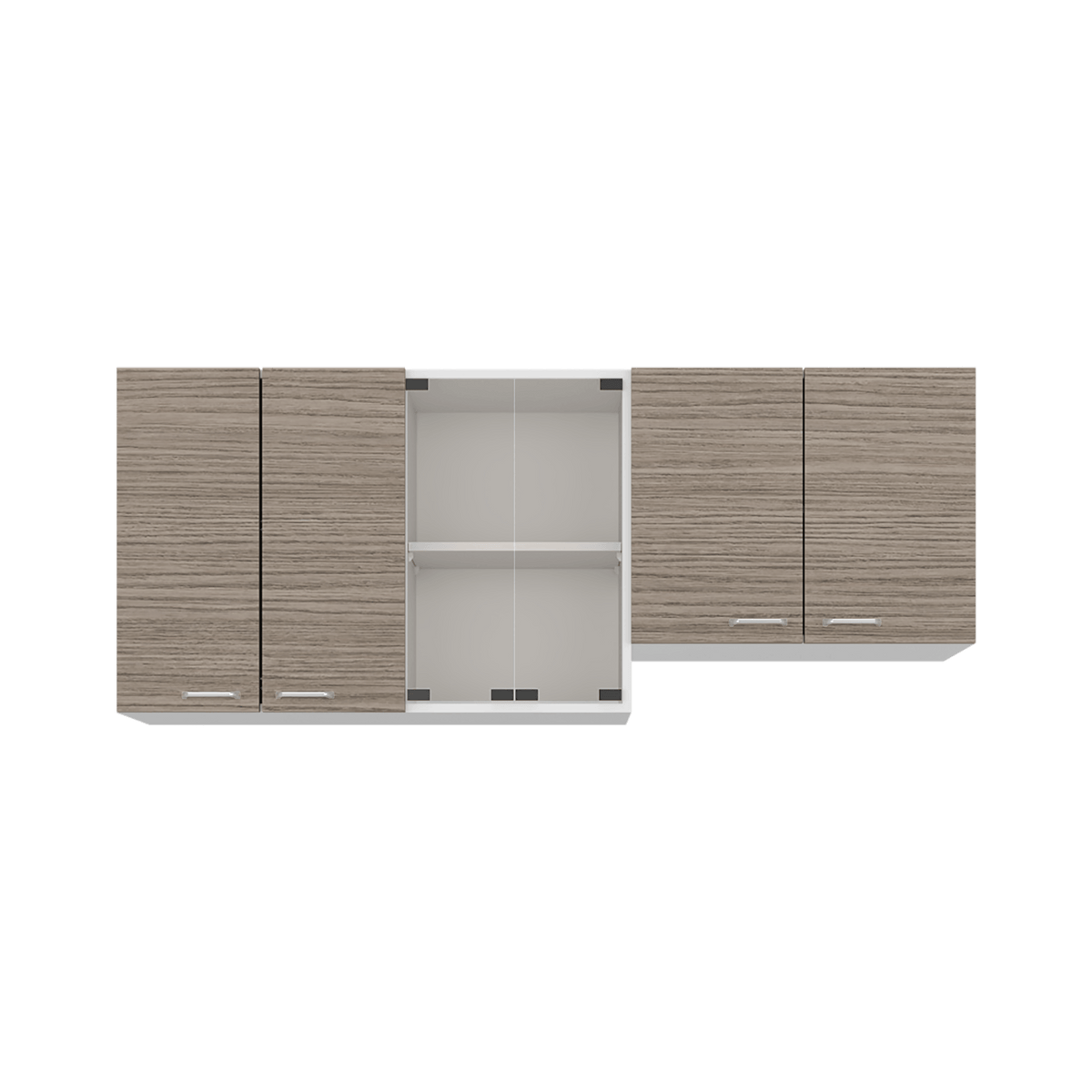 Mueble Superior Cocina Lumina 60X150X31 Rta Blanco Positano