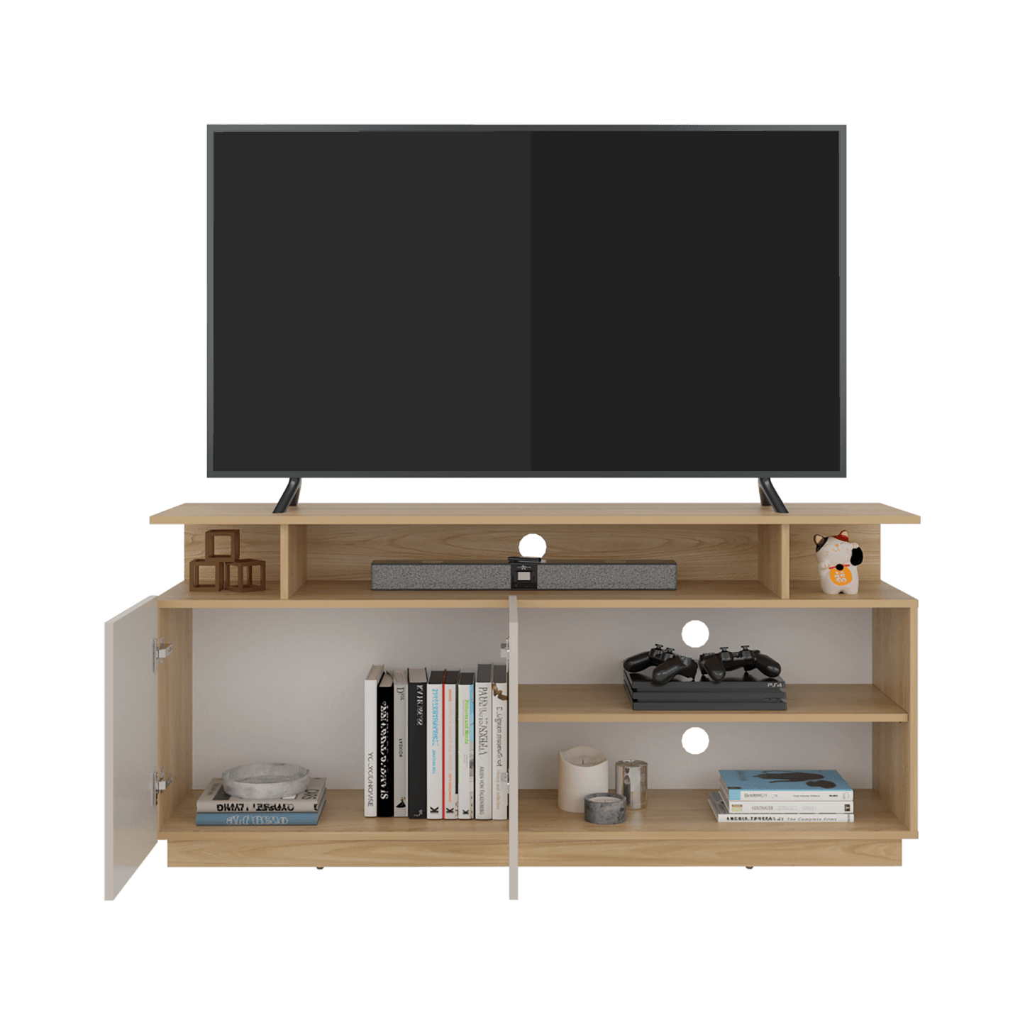Mesa De Tv Hope 65" 70X150X35 Rta Fresno Capri