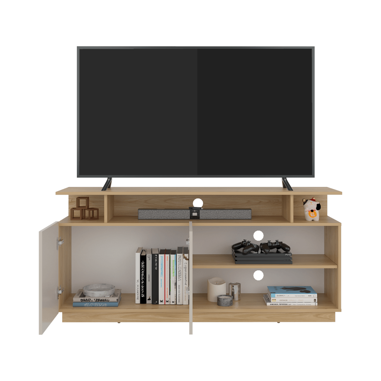 Mesa De Tv Hope 65" 70X150X35 Rta Fresno Capri