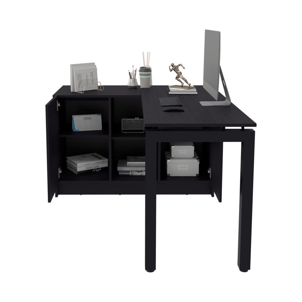 Escritorio Giratorio Alfie 72X120X51 Rta Wengue Zf