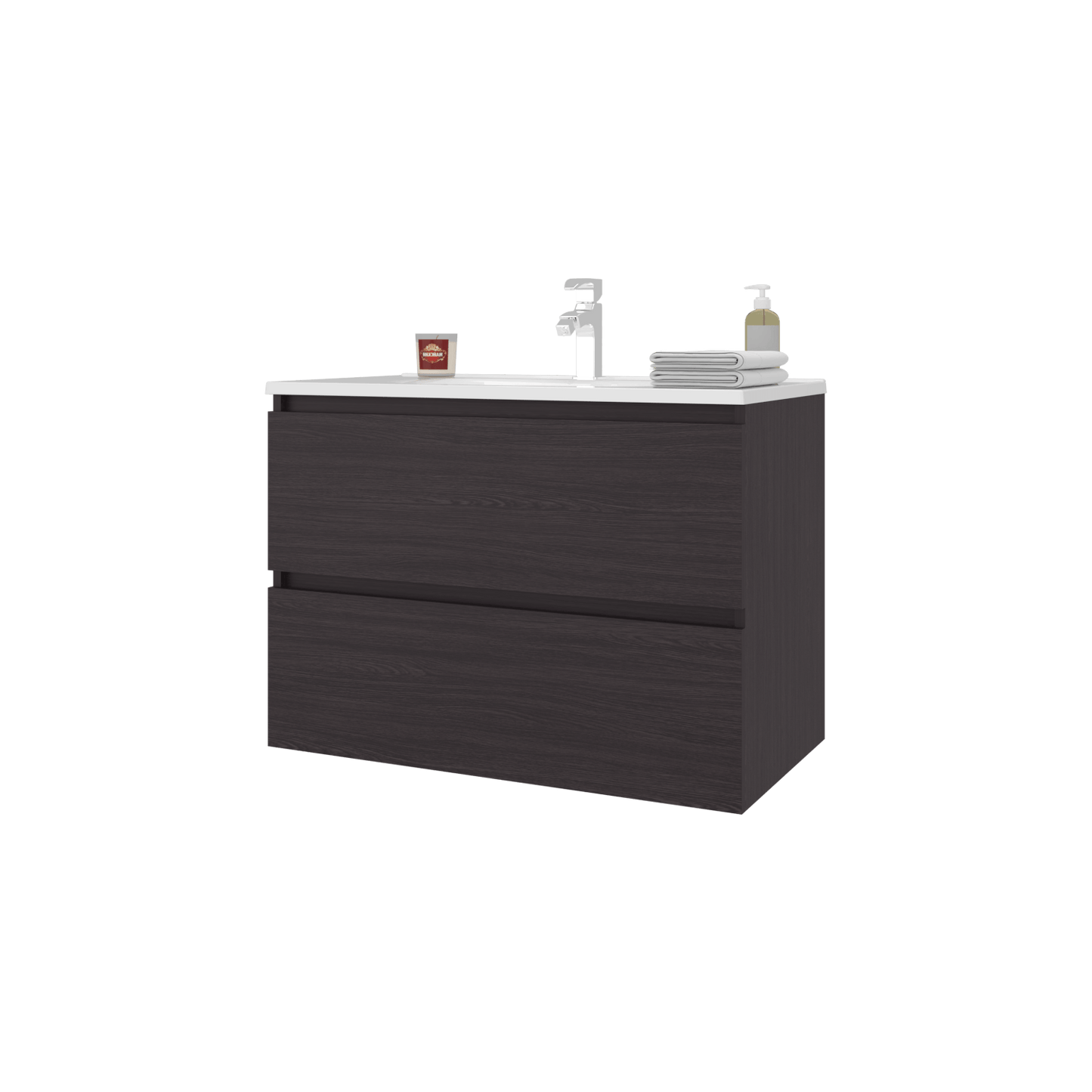 Mueble De Baño Opalo 80 56X80X45 Rta Wengue Zf