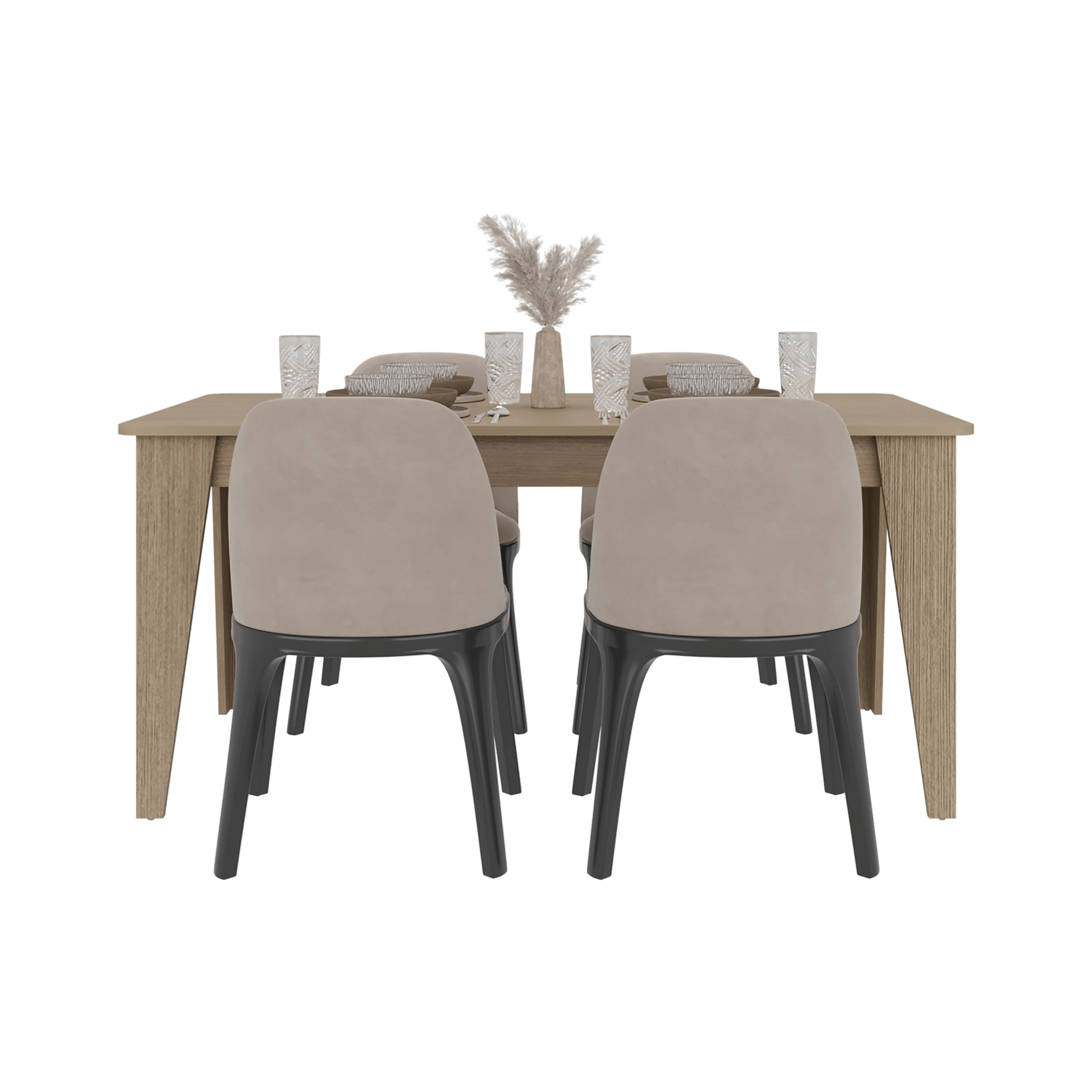 Mesa Comedor Torino 74X160X88 Rta Cartagena