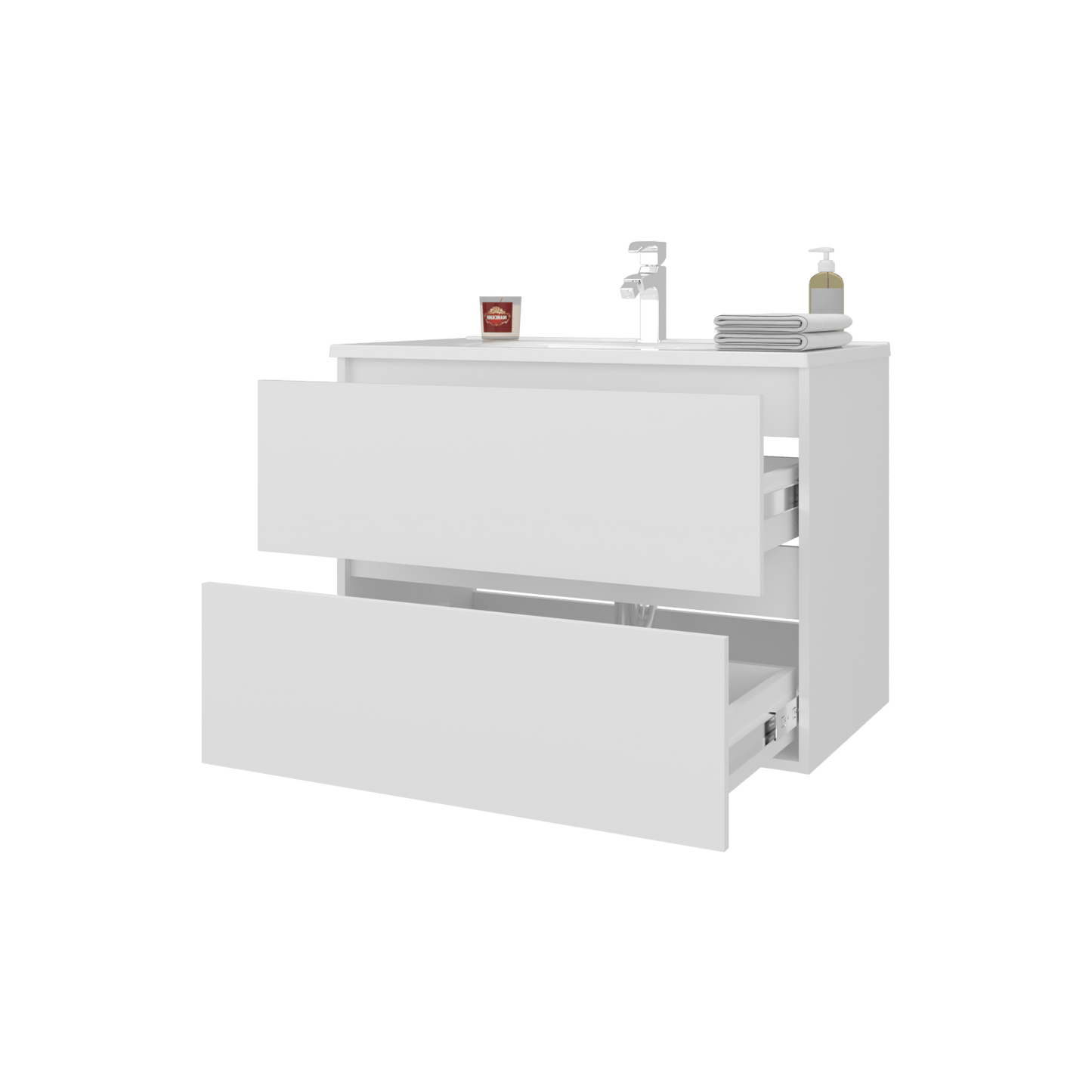 Mueble De Baño Opalo 80 56X80X45 Rta Blanco Mqz Zf