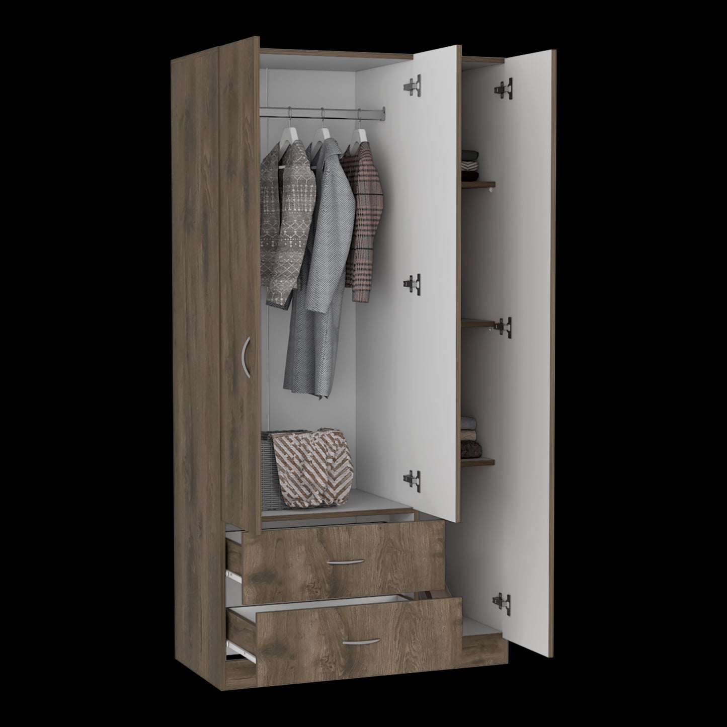 Closet Austral 3P 180 X 90 X 47 Rta Bellota + Blanco