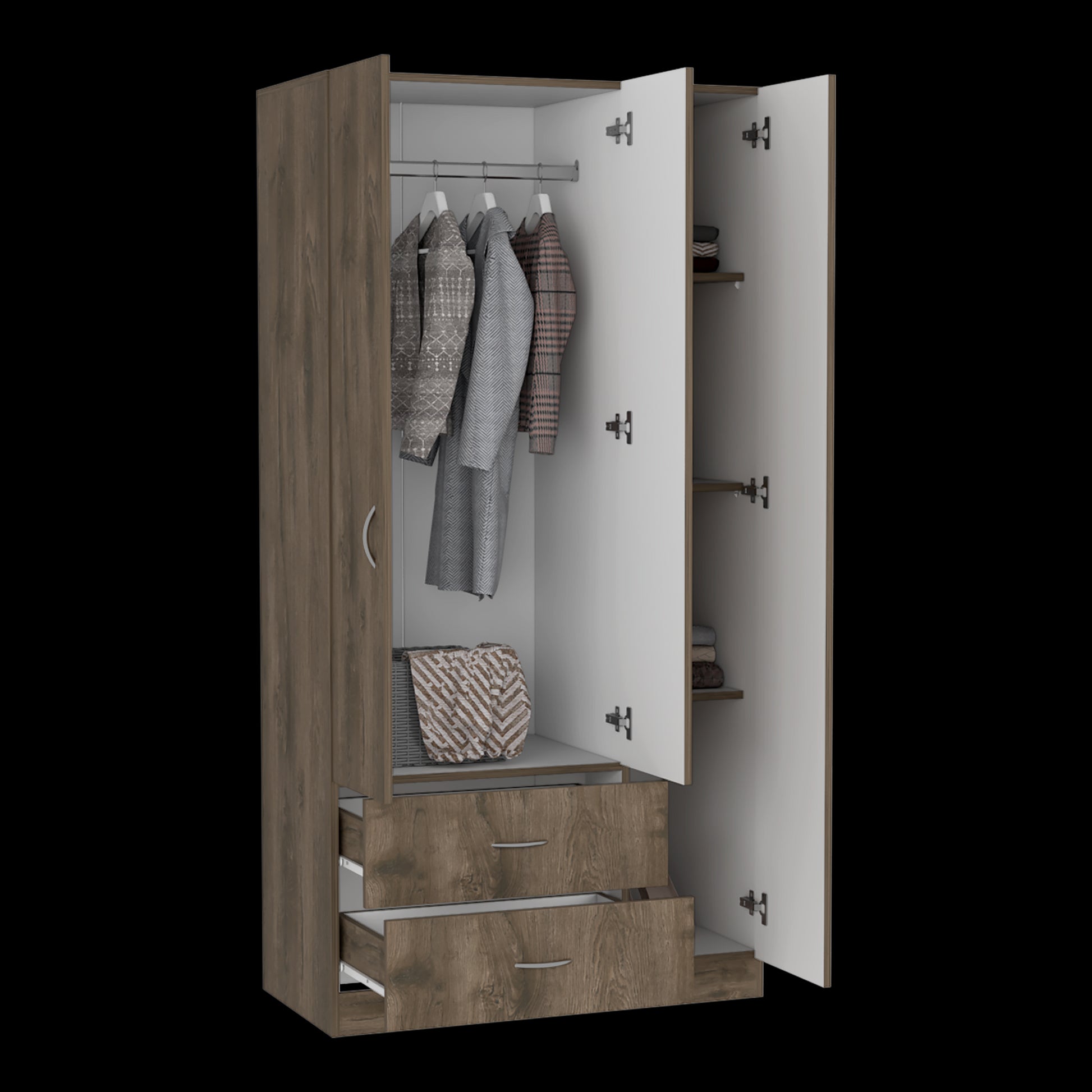 Closet Austral 3P 180 X 90 X 47 Rta Bellota + Blanco