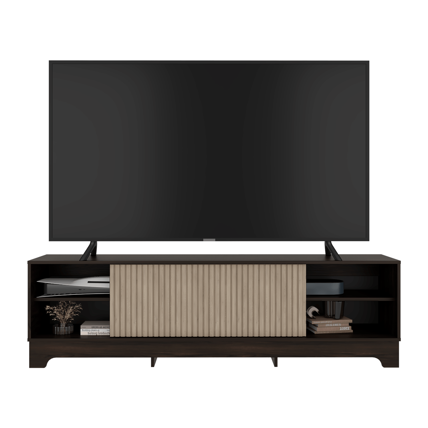 Mueble De Entretenimiento Smith 75 52X180X36 Rta Nogal Roble Natural