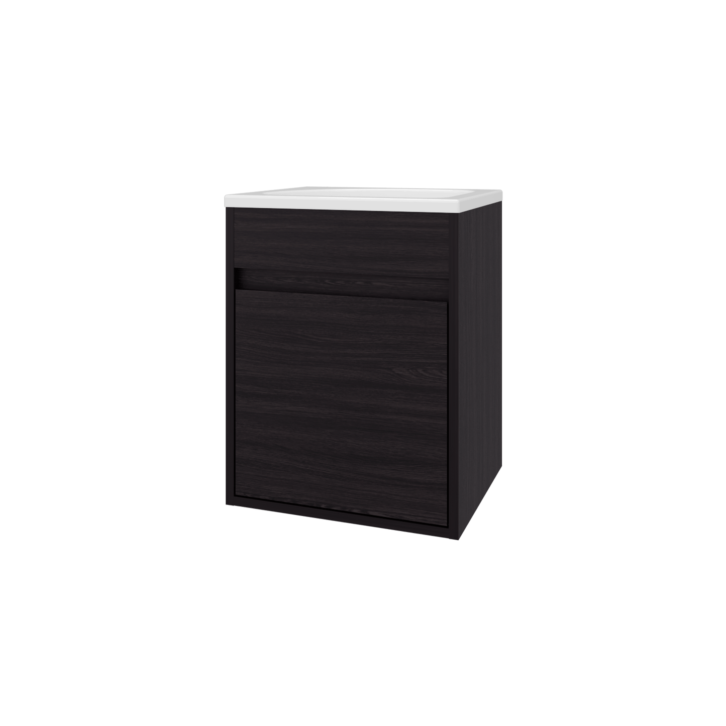 Mueble De Baño Furman 49X39X32 Rta Wengue Zf