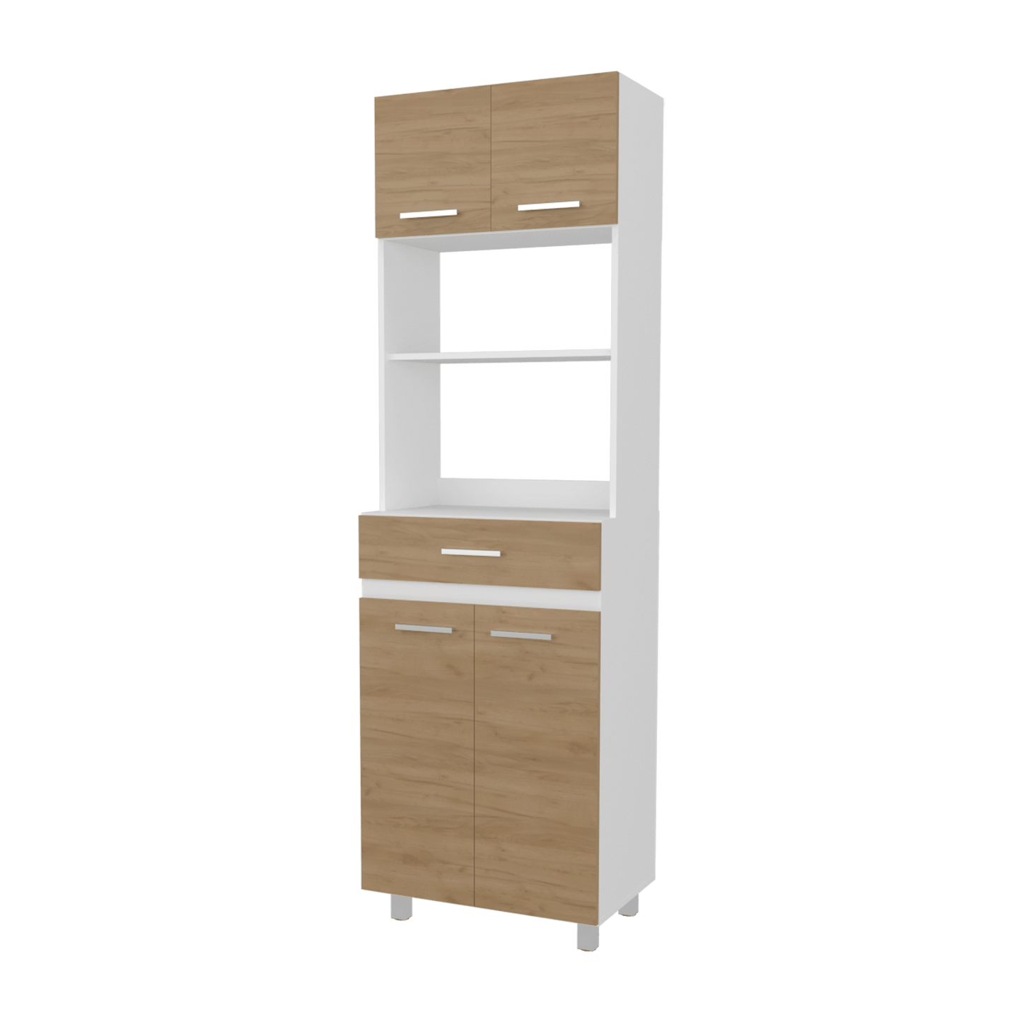 Modulo Microondas Sicilia 201X62X40 Rta Fresno Europeo + Blanco Zf
