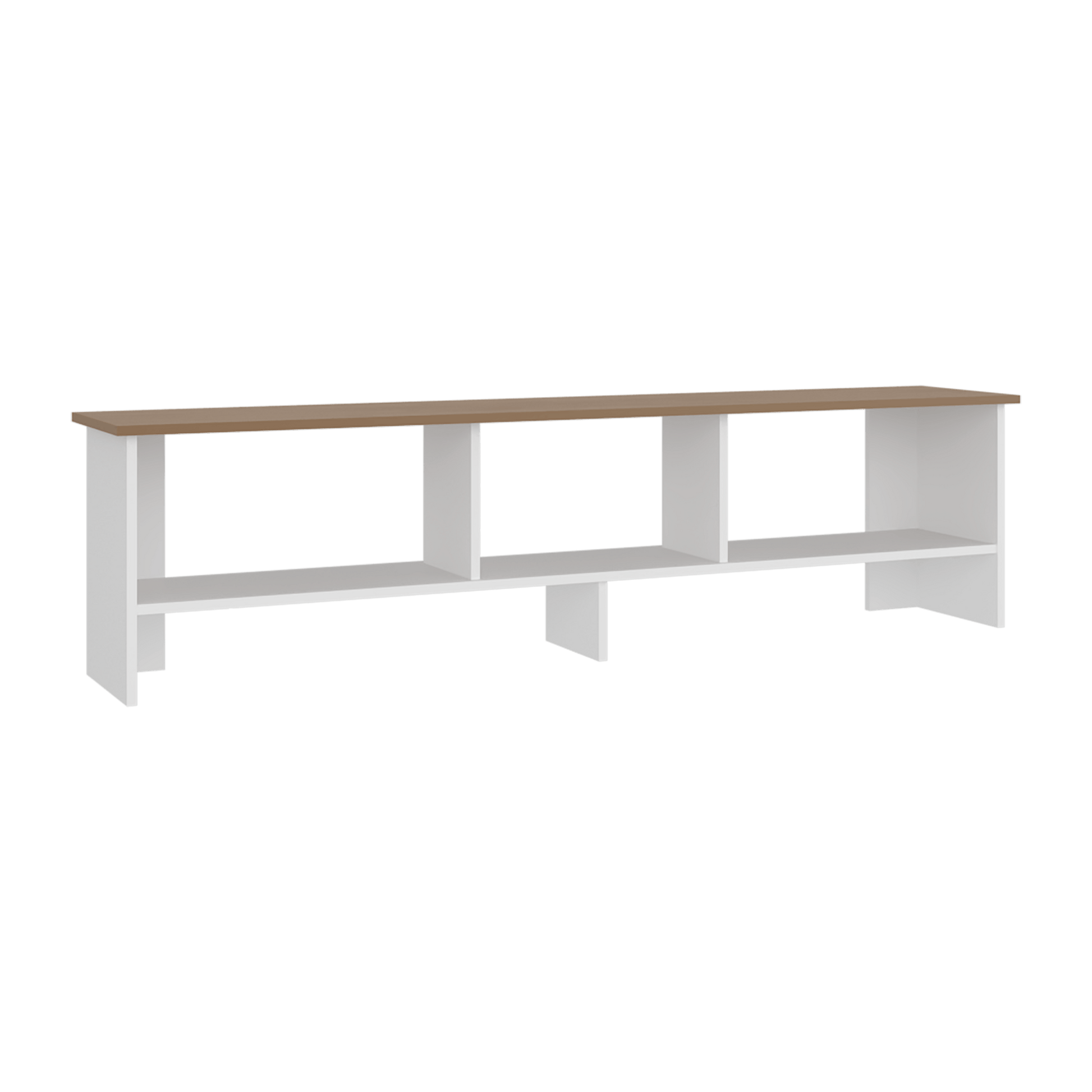 Rack De Tv 65" Belga 41X160X31 Rta Blanco Fresno Zf