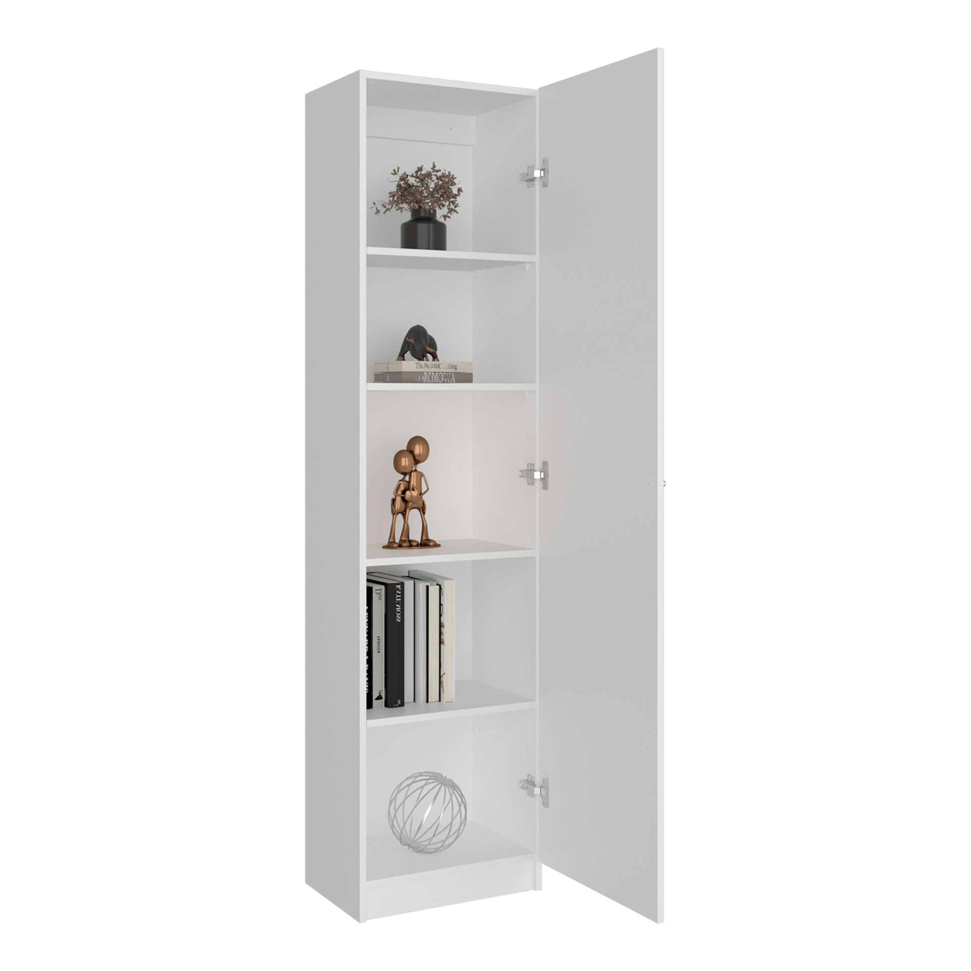 Estante Home E5 180X45X31 Rta Blanco Mqz Zf