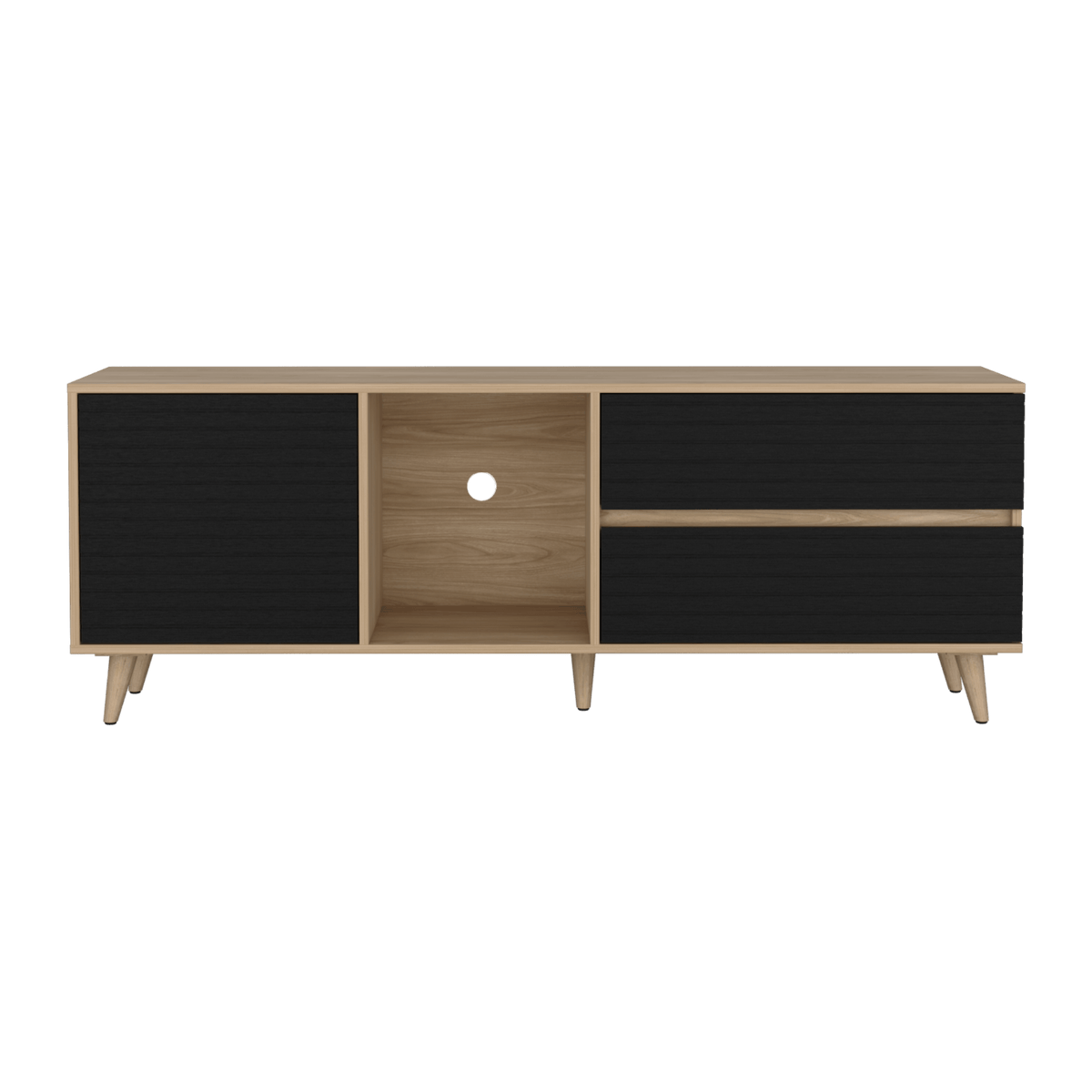 Rack Tv Salem 58X158X38 Rta Fresno Eu Wengue