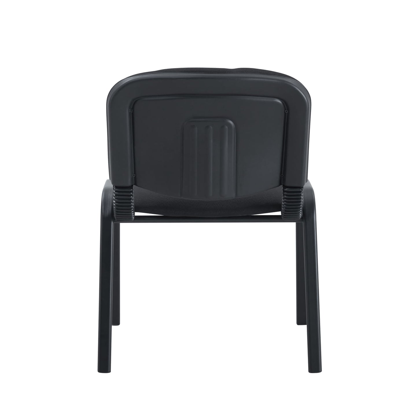 Set X5 Silla Interlocutura Sin Brazo Paño Bm-1122 77X54X59 Rta Negro