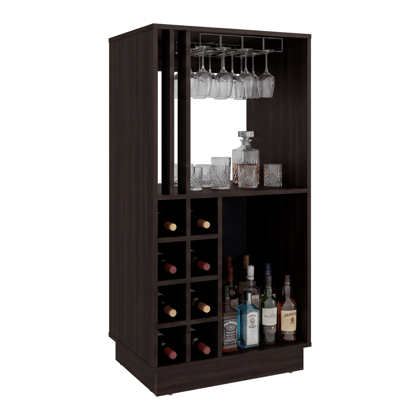 Bar Caoba 120X60X45 Rta Nogal Zf