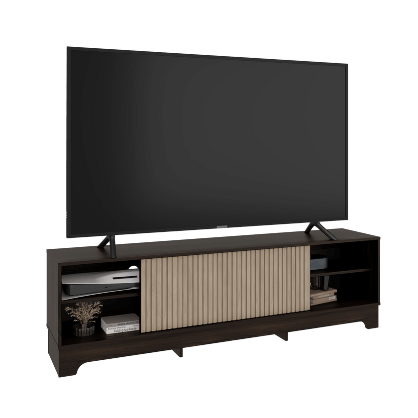 Mueble De Entretenimiento Smith 75 52X180X36 Rta Nogal Roble Natural