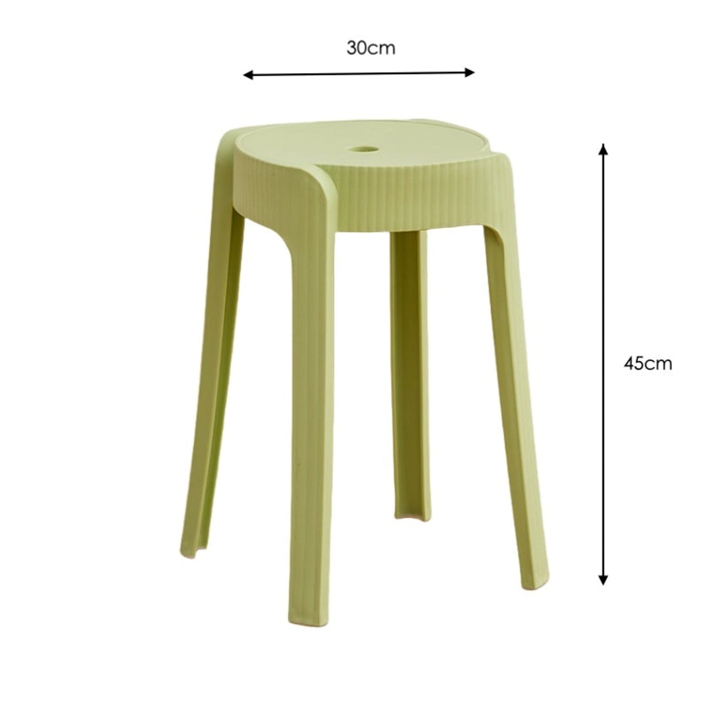 Butaco Apilable Maison 45X30X30 Rta Verde Oliva
