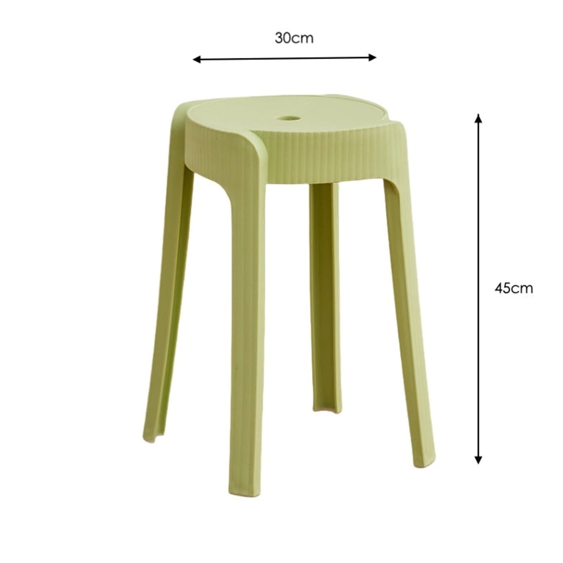 Butaco Apilable Maison 45X30X30 Rta Verde Oliva