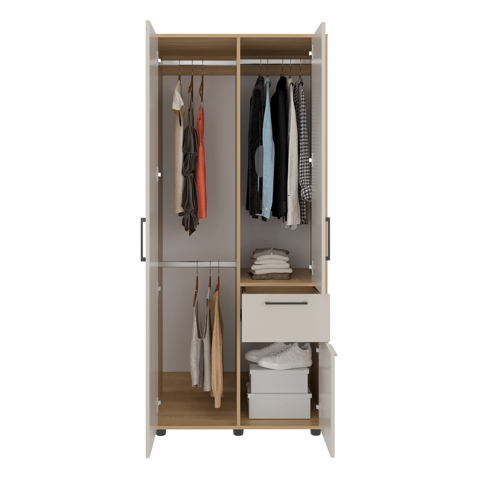 Closet Vance 180X80X52 Rta Fresno Eu Capri