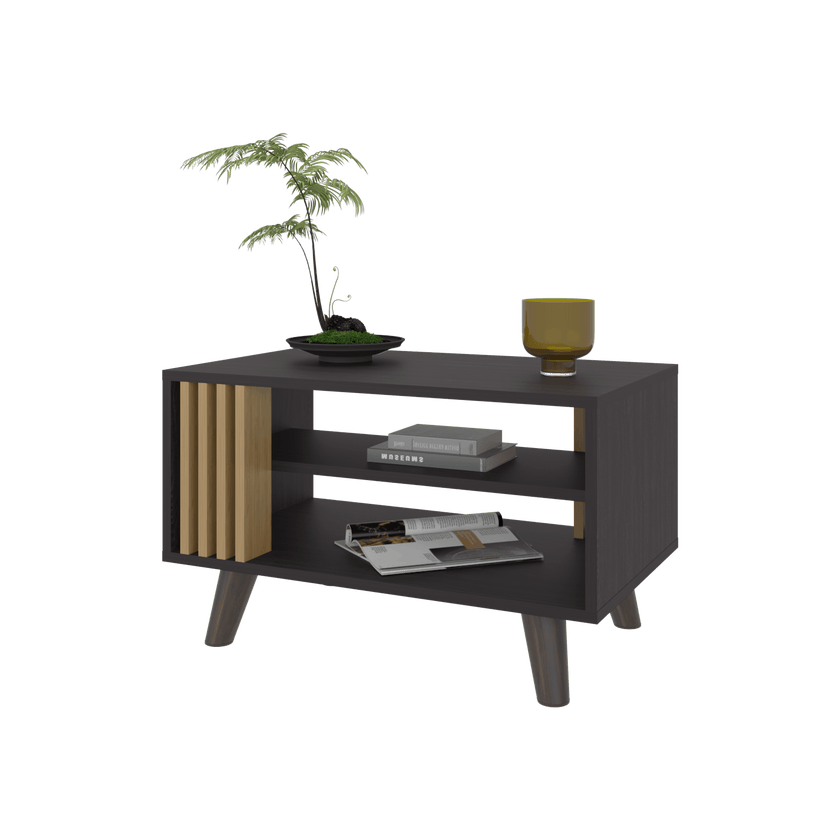 Mesa De Centro Shawnee 40X66X40 Rta Wengue Fresno Zf