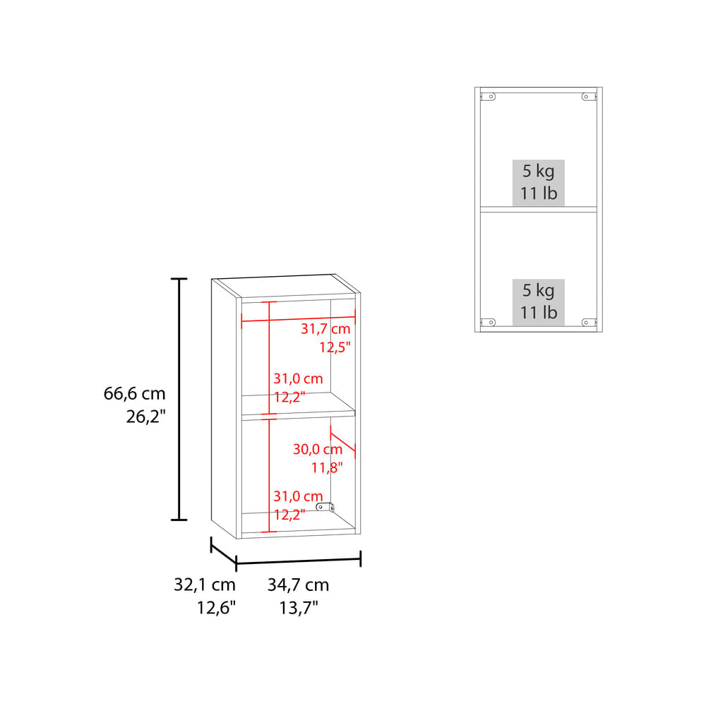 Botiquin Kaser 66X34X32 Rta Blanco Zf