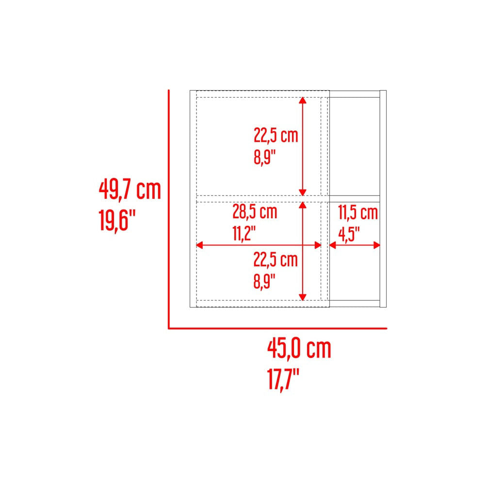 Gabinete De Baño Labelle Rta Wengue