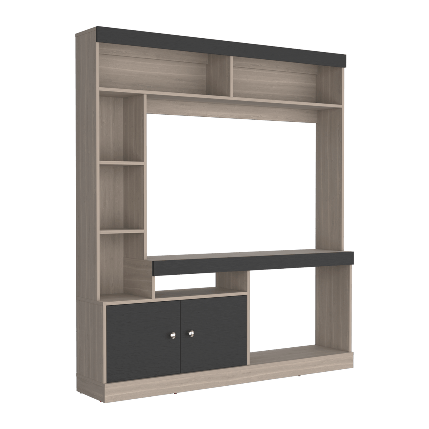 Centro De Entretenimiento Dante Tv 55'' 180X180X30 Rta Bardolino Wengue