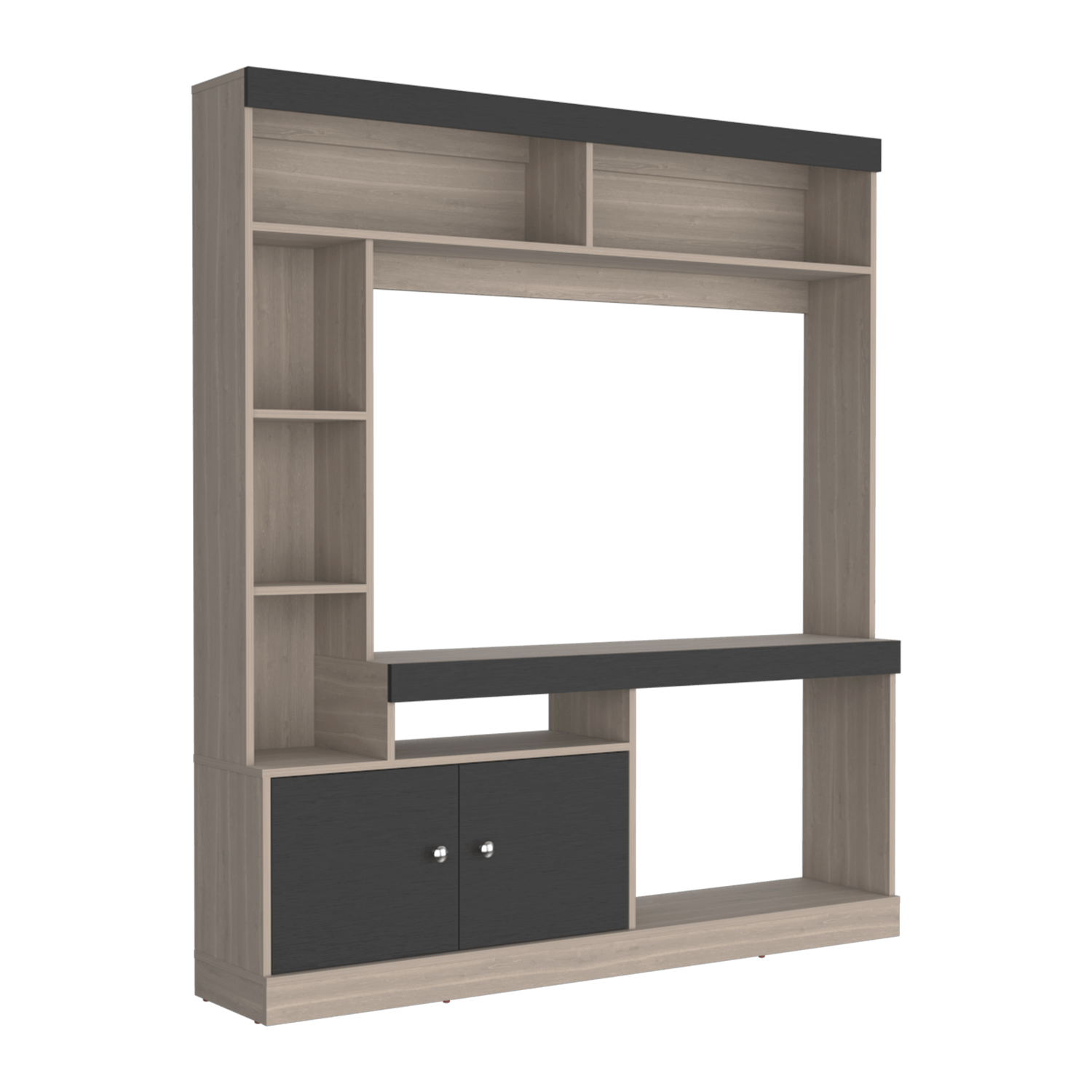 Centro De Entretenimiento Dante Tv 55'' 180X180X30 Rta Bardolino Wengue