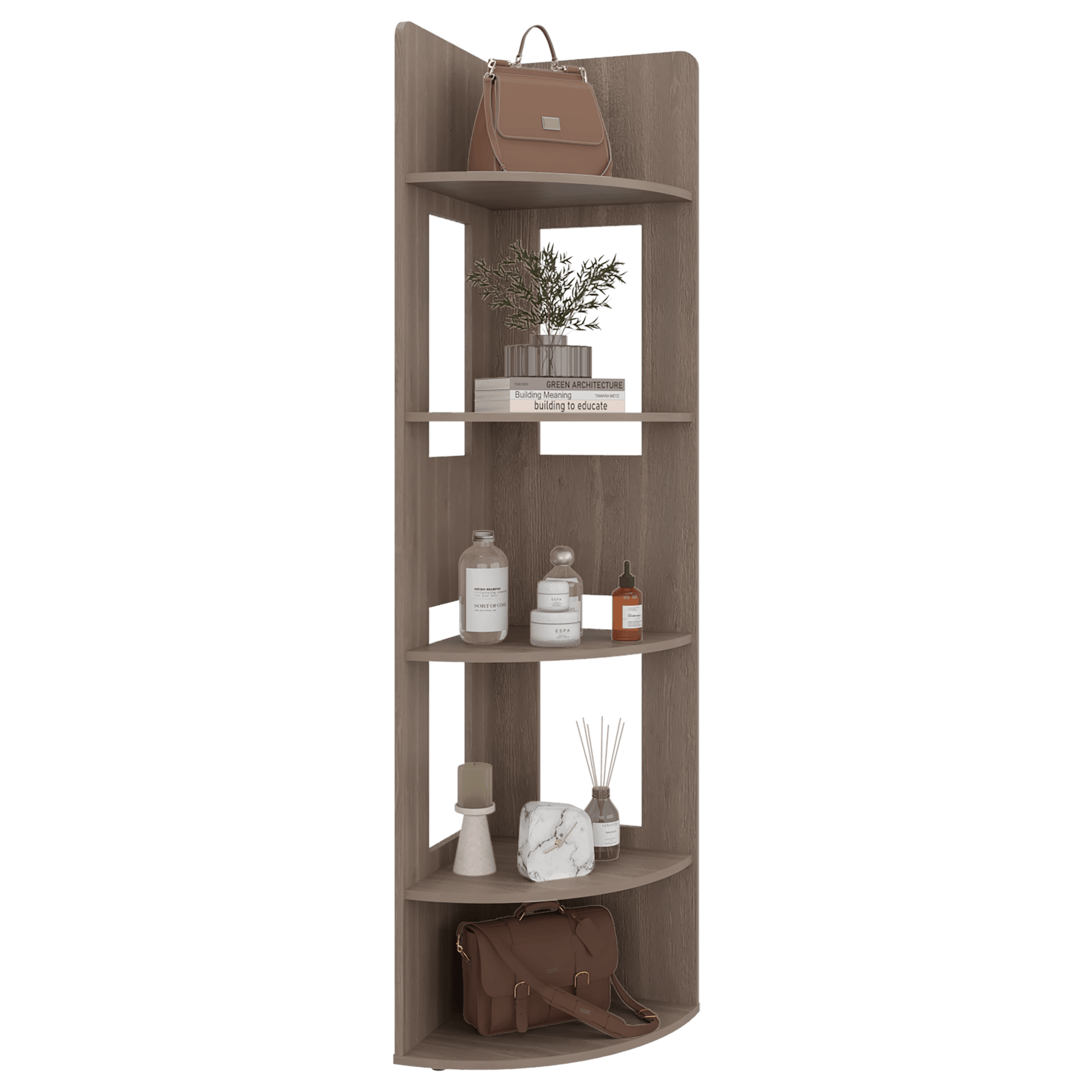 Biblioteca Esquinera Home Dreams 170X40X40 Rta Bardolino Zf