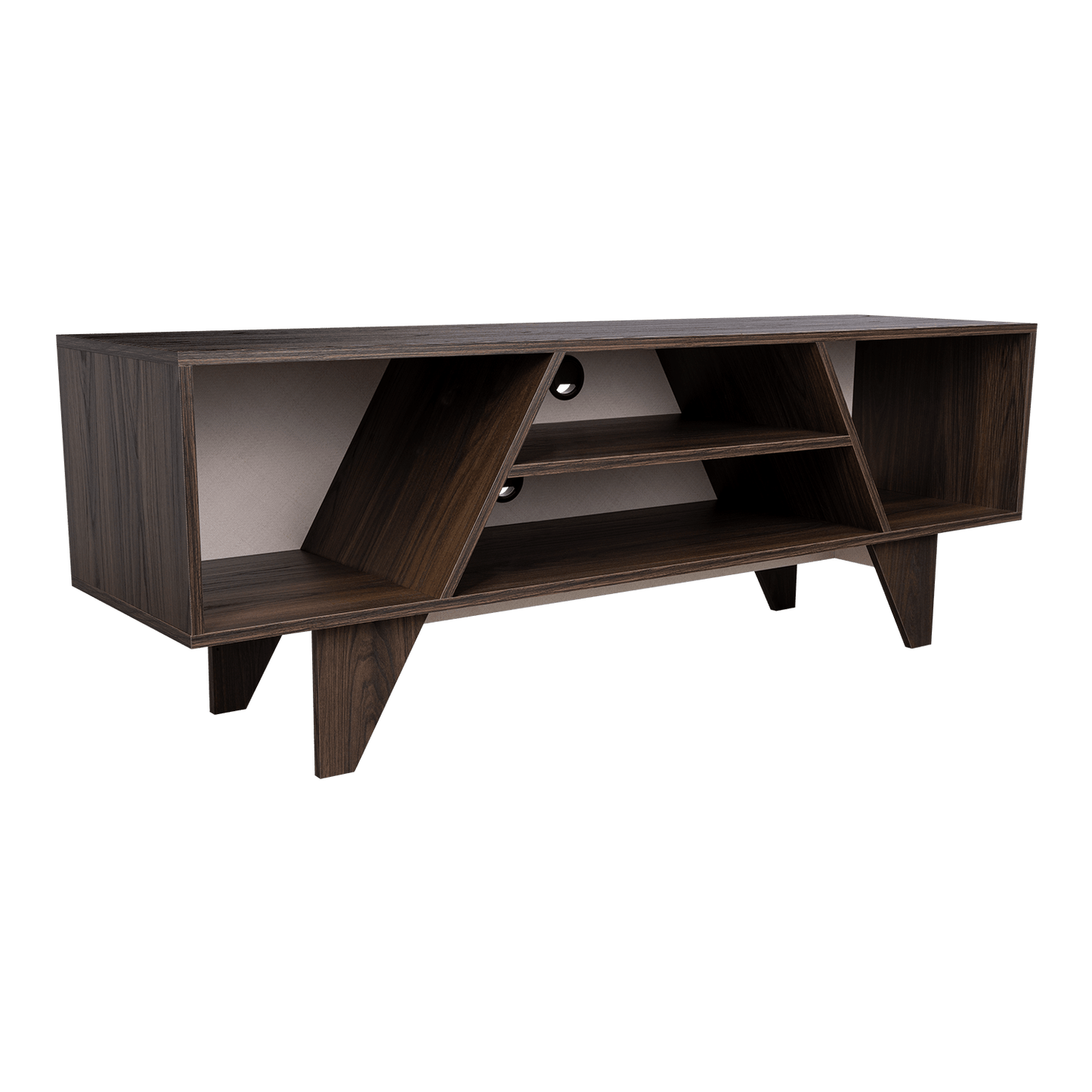 Rack Para Tv Pisa 65" 53X150X40 Rta Nogal Toquilla